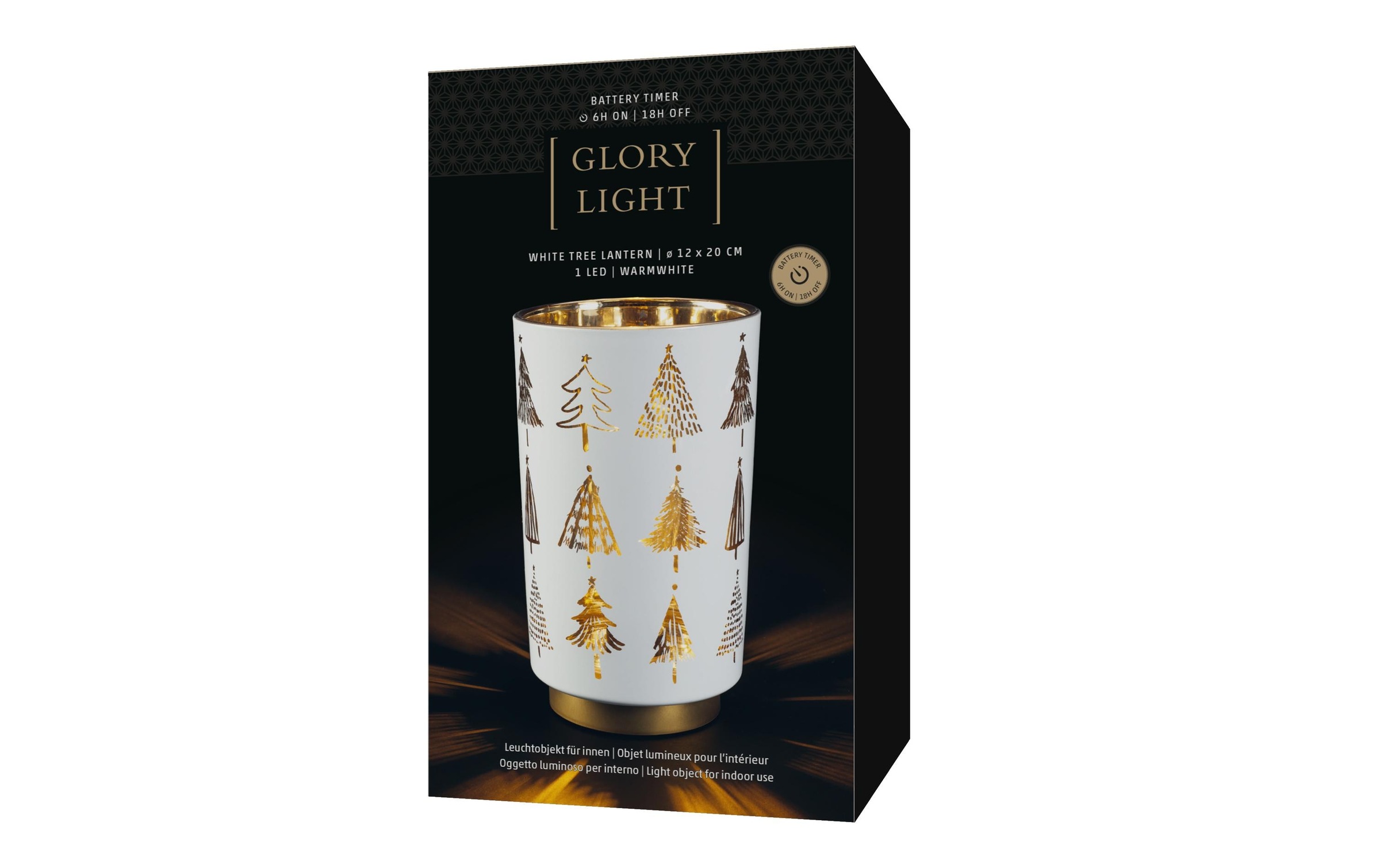 STT Laterne »Glas White tree Lantern M«