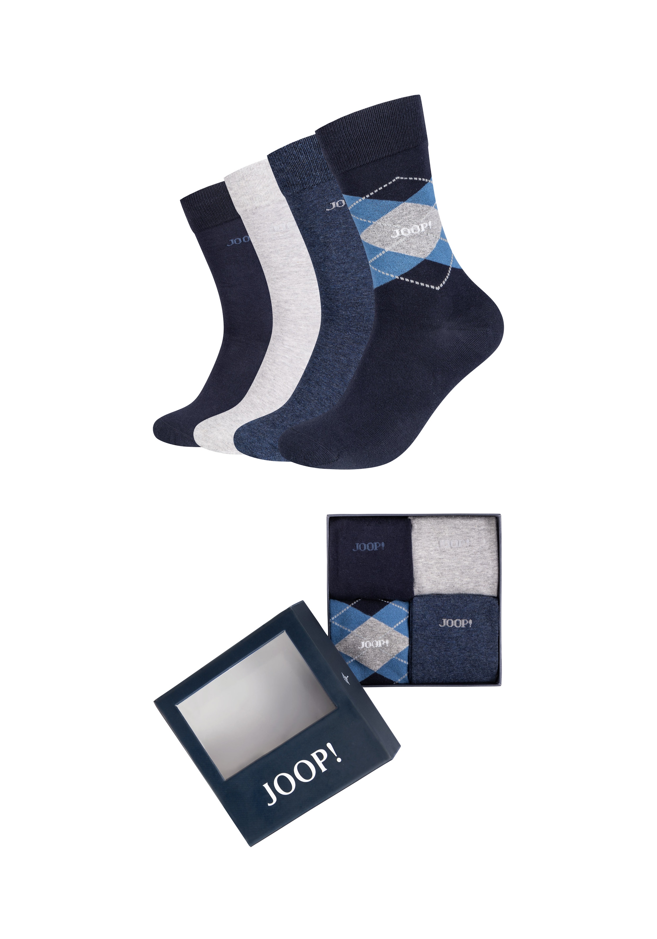 Image of JOOP Socken "premium essentials" 4 Paar tlg. mit elastischem Bund