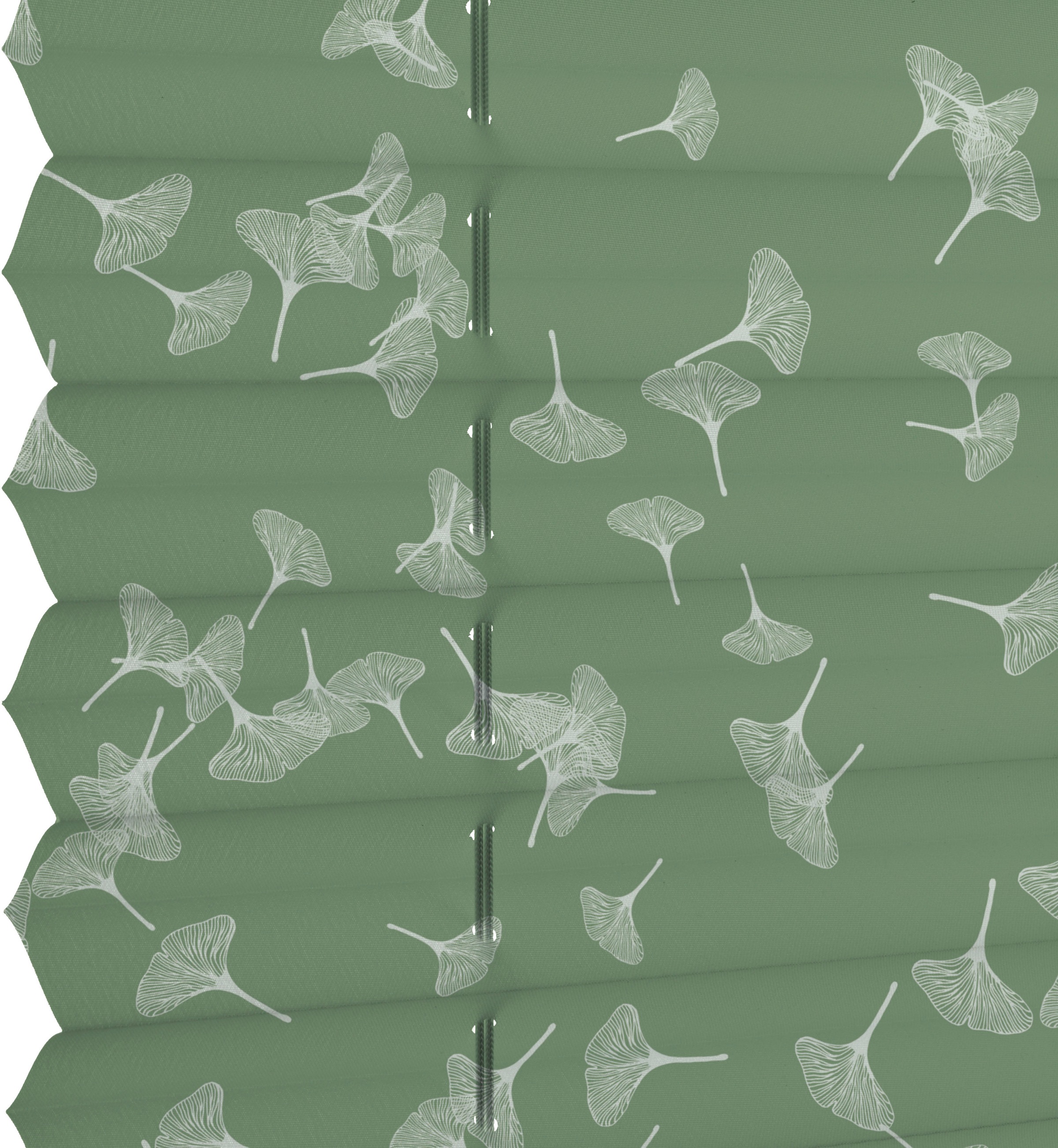 GARDINIA Plissé »Dekor Ginkgo Oesyter Mushroom« blickdicht ohne Bohren verspannt Klemmträger mit Feststellschraube, Plissee Concept Trägern zum Klemmen