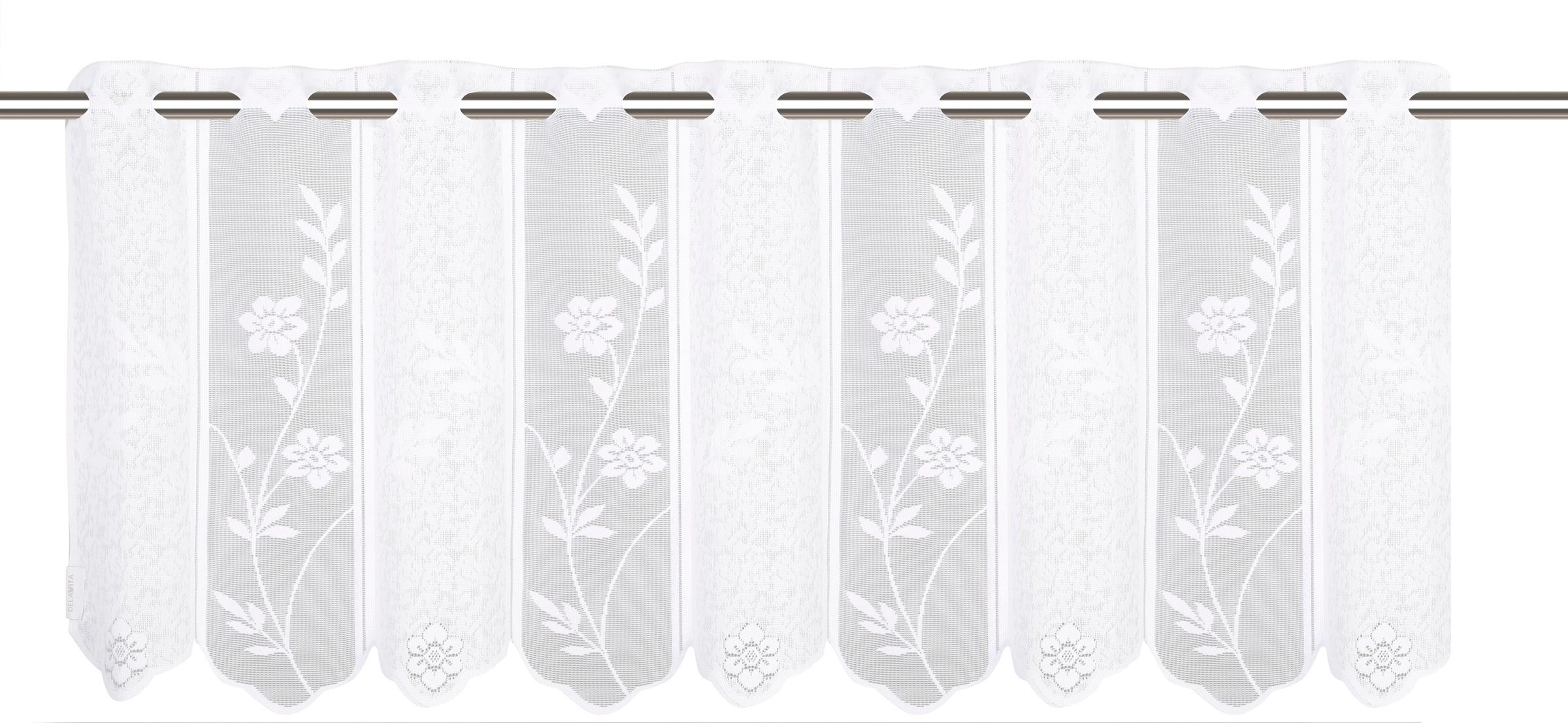 Image of DELAVITA Scheibengardine »TENDRIL«, (1 St.), transparent, gewebt, monochrom, verschiedene Grössen bei Ackermann Versand Schweiz