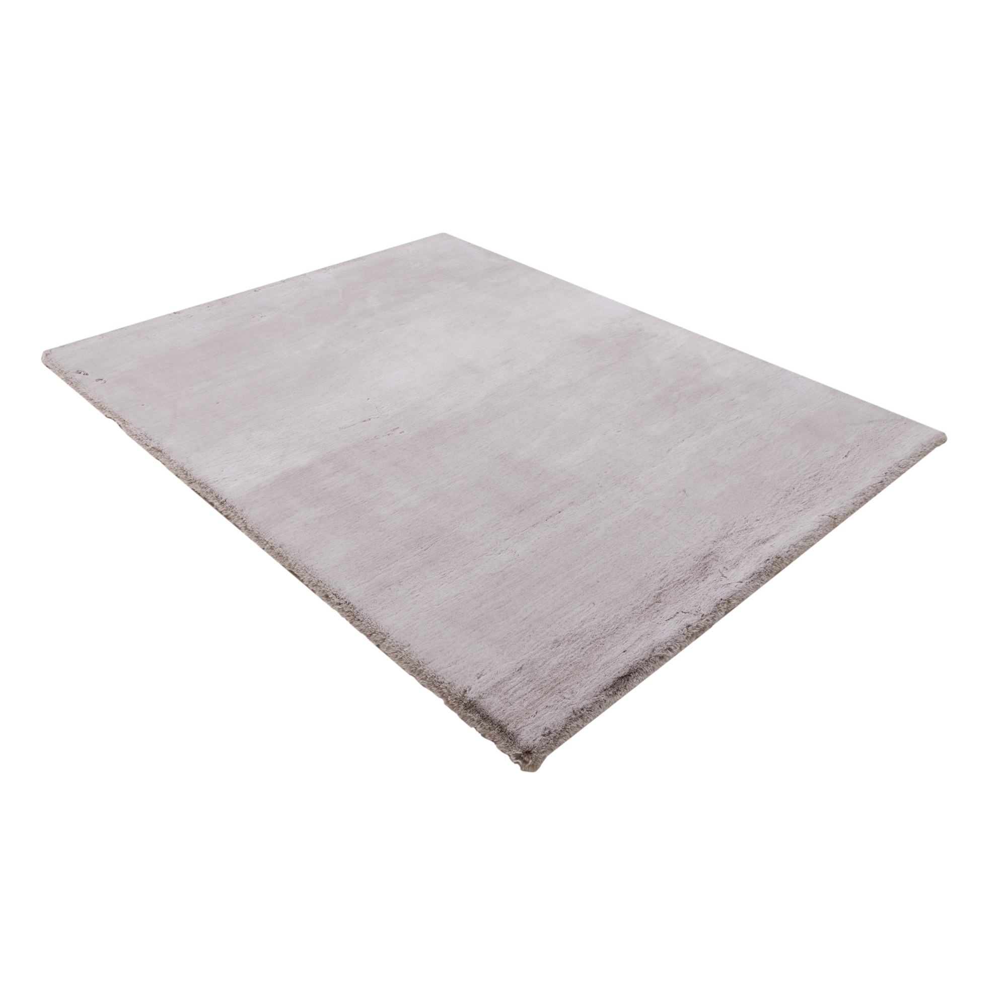Kayoom Hochflor-Teppich »Luxe 525« rechteckig 45 mm Höhe Hochflor, Kaninchenfell Haptik, Schlafzimmer
