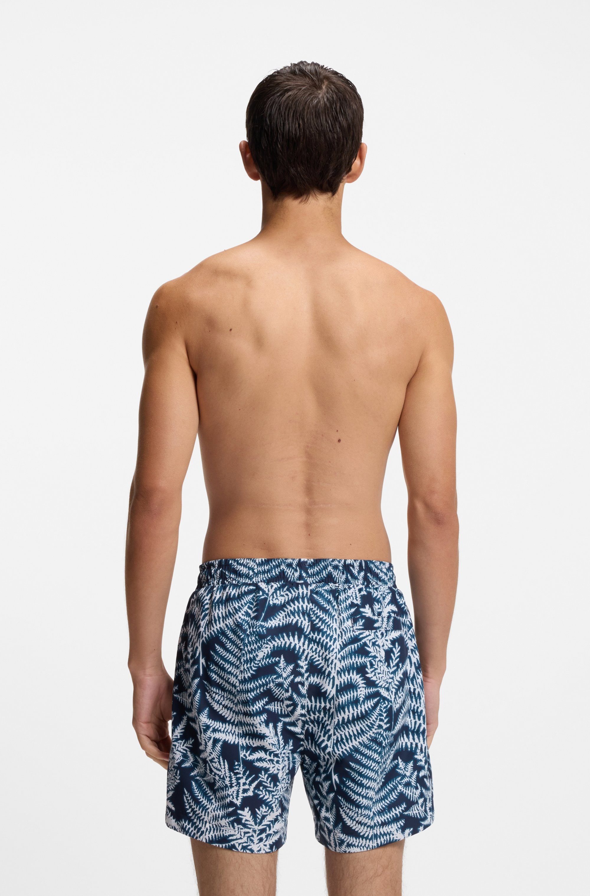 HUGO Underwear Short de bain »CALALA« mit tropischen Muster