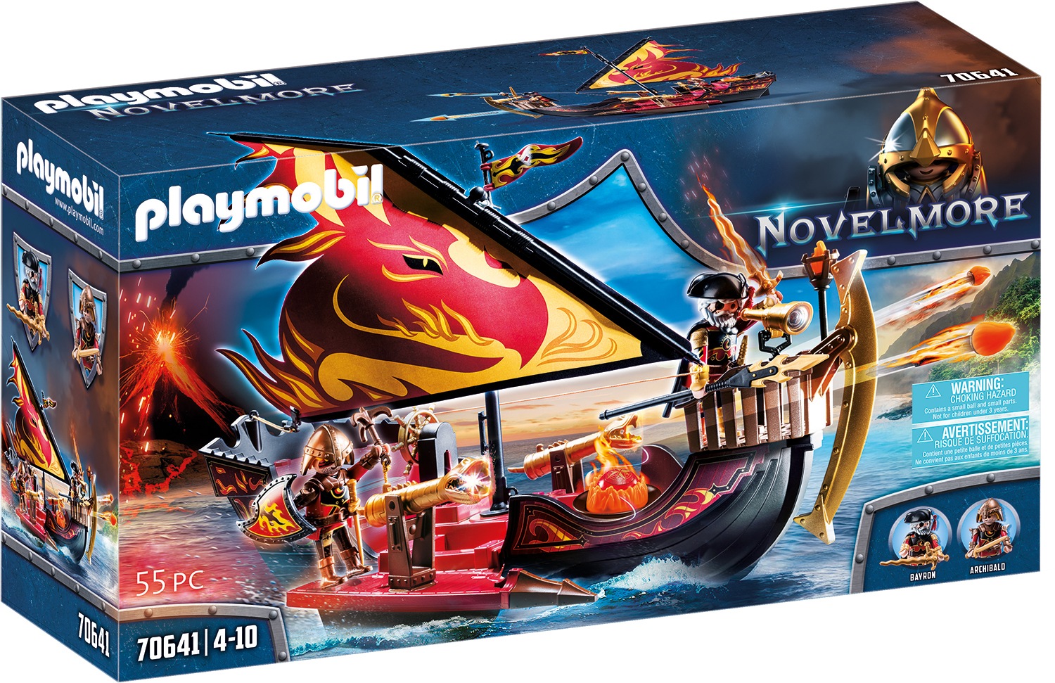 Image of Playmobil® Konstruktions-Spielset »Burnham Raiders Feuerschiff (70641), Novelmore«, (55 St.), Made in Germany bei Ackermann Versand Schweiz