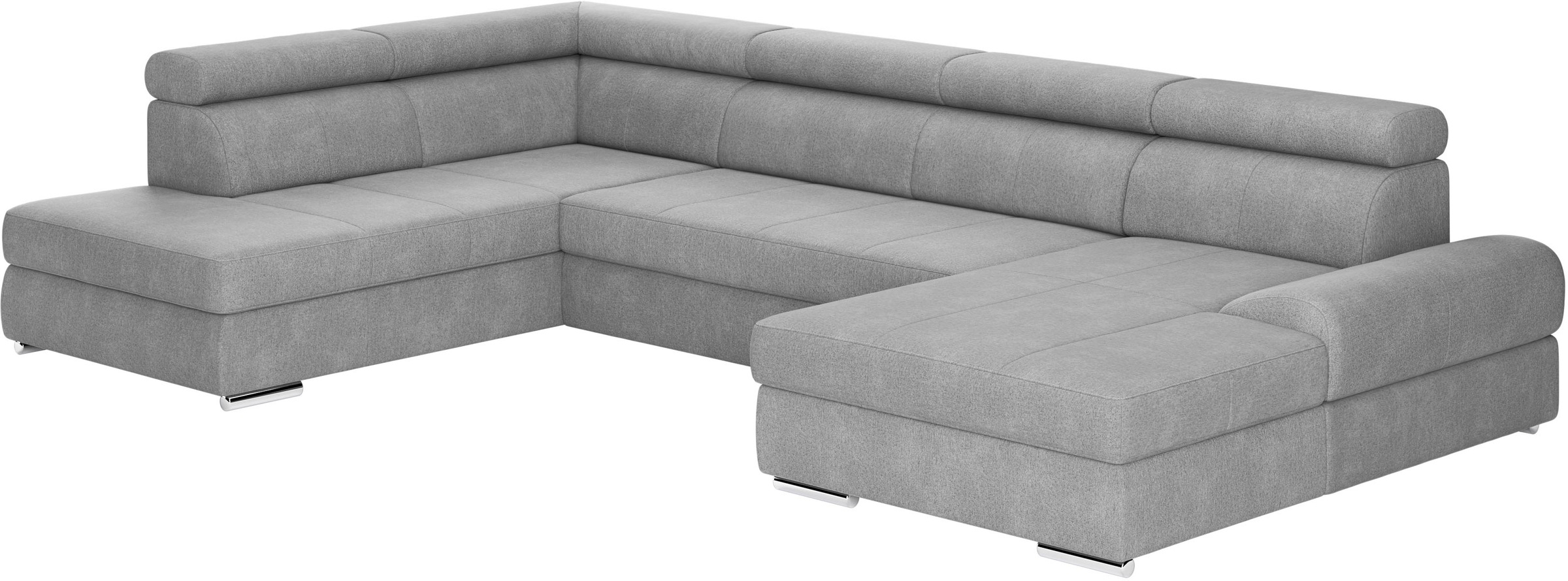 sit&more Paysage de salon »U-Form« avec têtes réglables, optionnellement avec fonction couchage