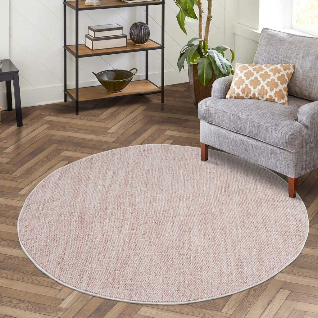 Image of Carpet City Teppich "CLASICO 0052" rund 11 mm Höhe Kurzflor, Hochtief-Muster, Boho, Wohnzimmer