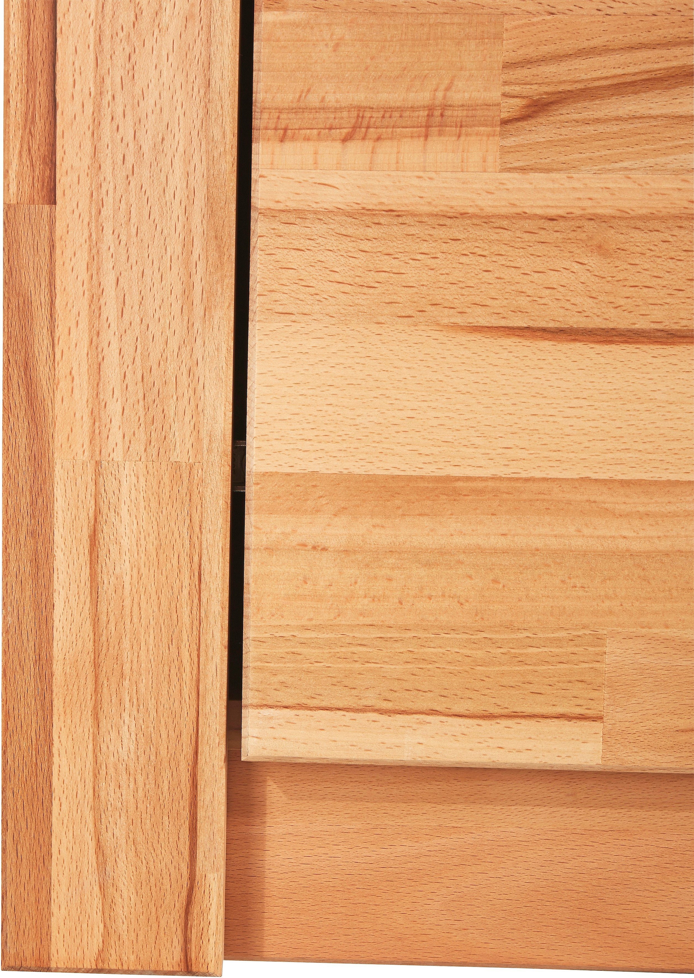 VOGL Möbelfabrik Kommode »Toronto« in 2 Breiten, teilmassiv, Rahmenoptik, Made in Germany