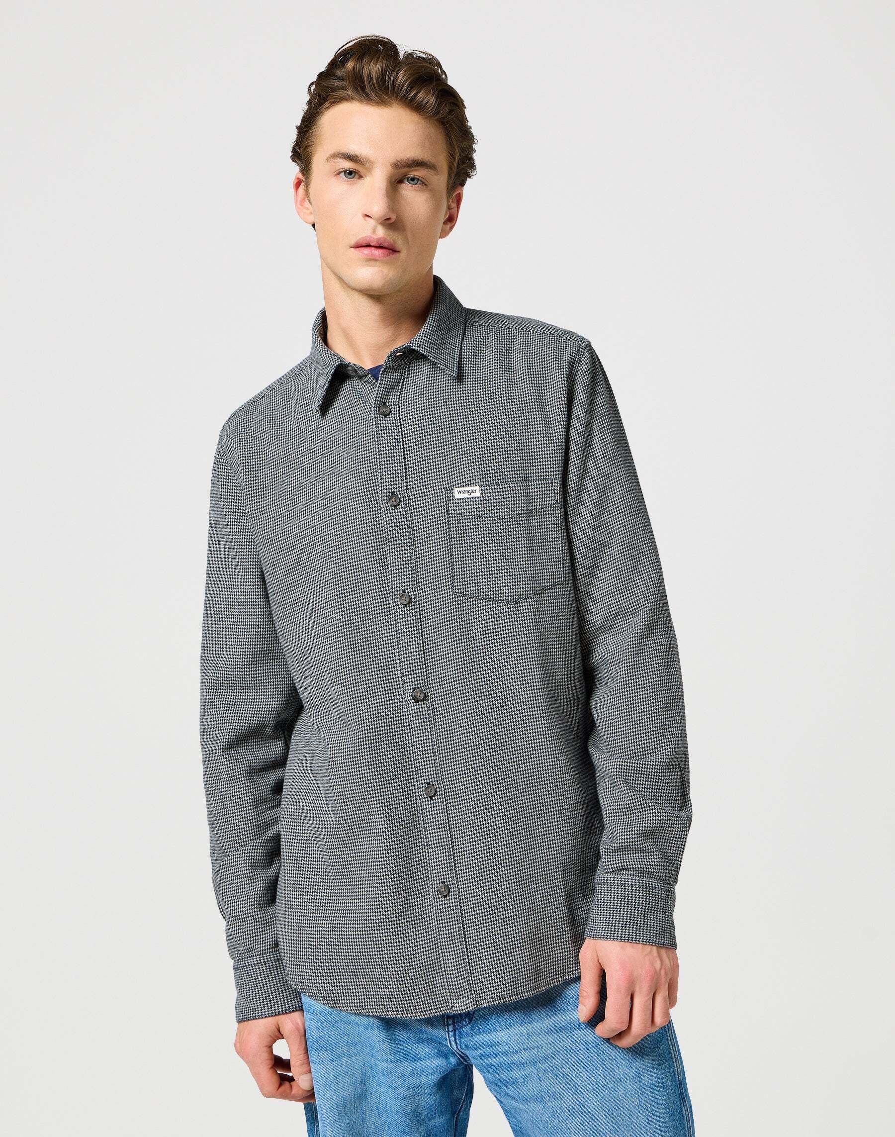 Langarmhemd »Wrangler Langarmhemd One Pocket Flannel Shirt«