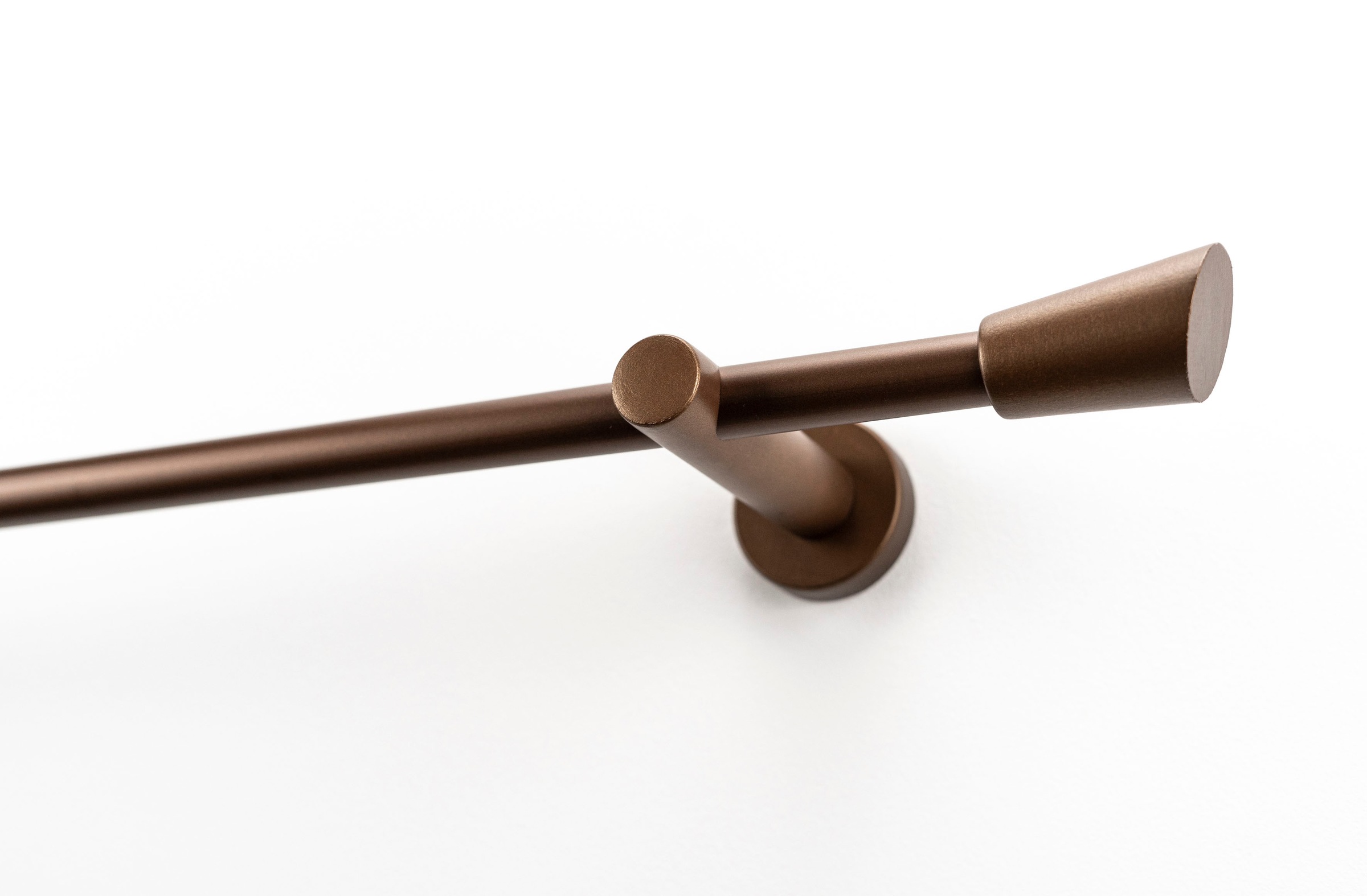 Image of GARESA Gardinenstange »MOLIS«, 1 läufig-läufig, Wunschmasslänge, Vorhanggarnitur, einfache Montage, mit Stangenverbinder verlängerbar, Wandmontage, Keil, ohne Ringe bei Ackermann Versand Schweiz