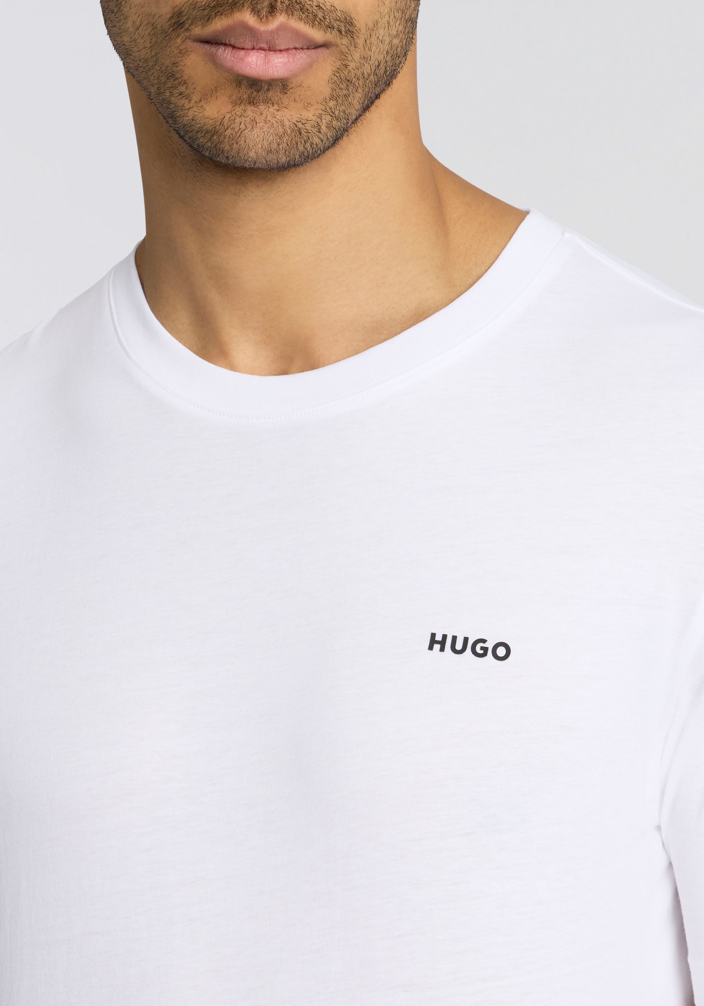 HUGO T-shirt »Dero« Rundhalsausschnitt, Regular Fit, Basic Must Have