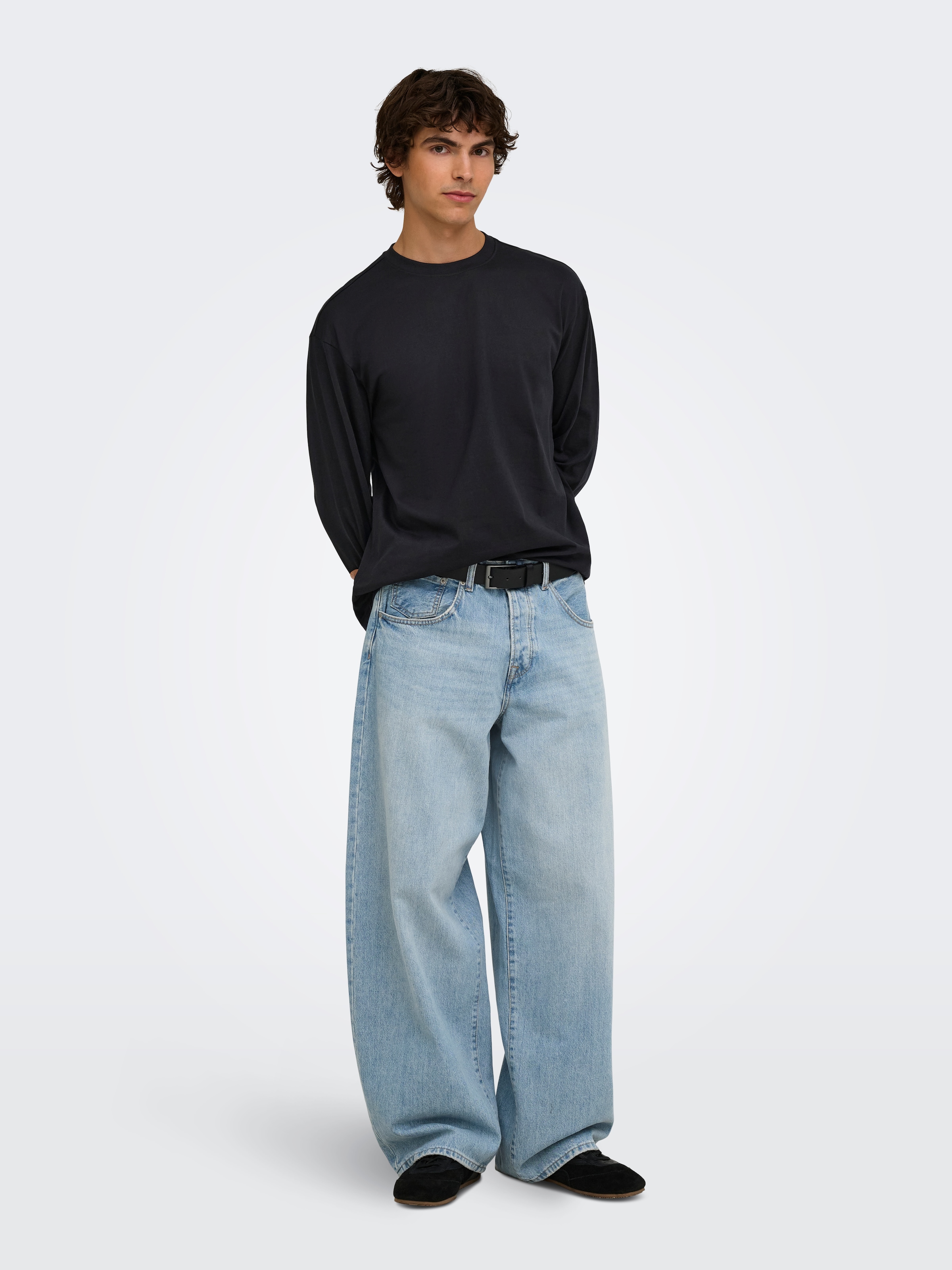 ONLY & SONS Langarmshirt »ONSFRED LIFE RLX LS TEE NOOS« Baumwolle, relaxed fit