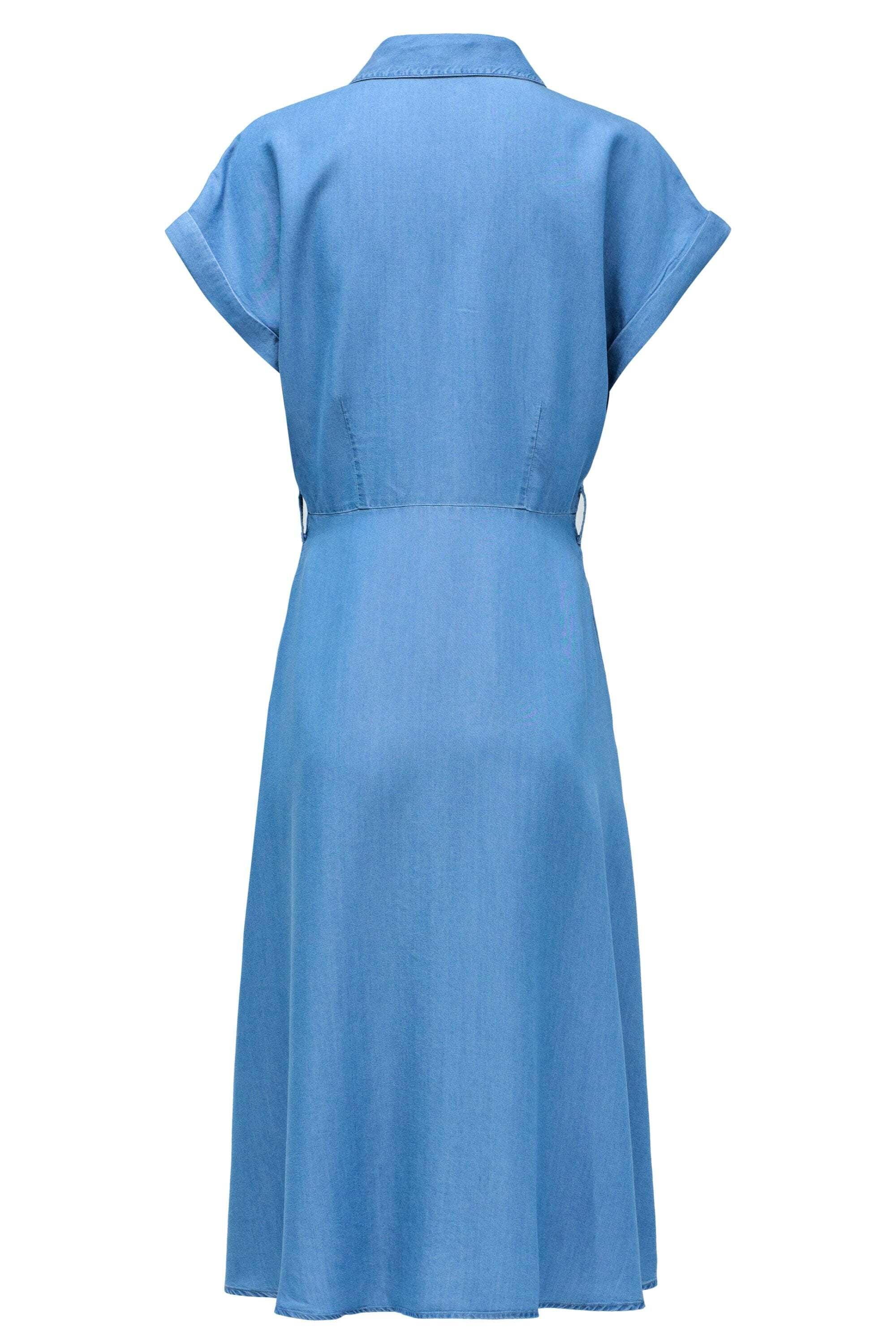 Salsa Midikleid »Salsa Jeans Midikleid Lightdenim Dress With Belt«