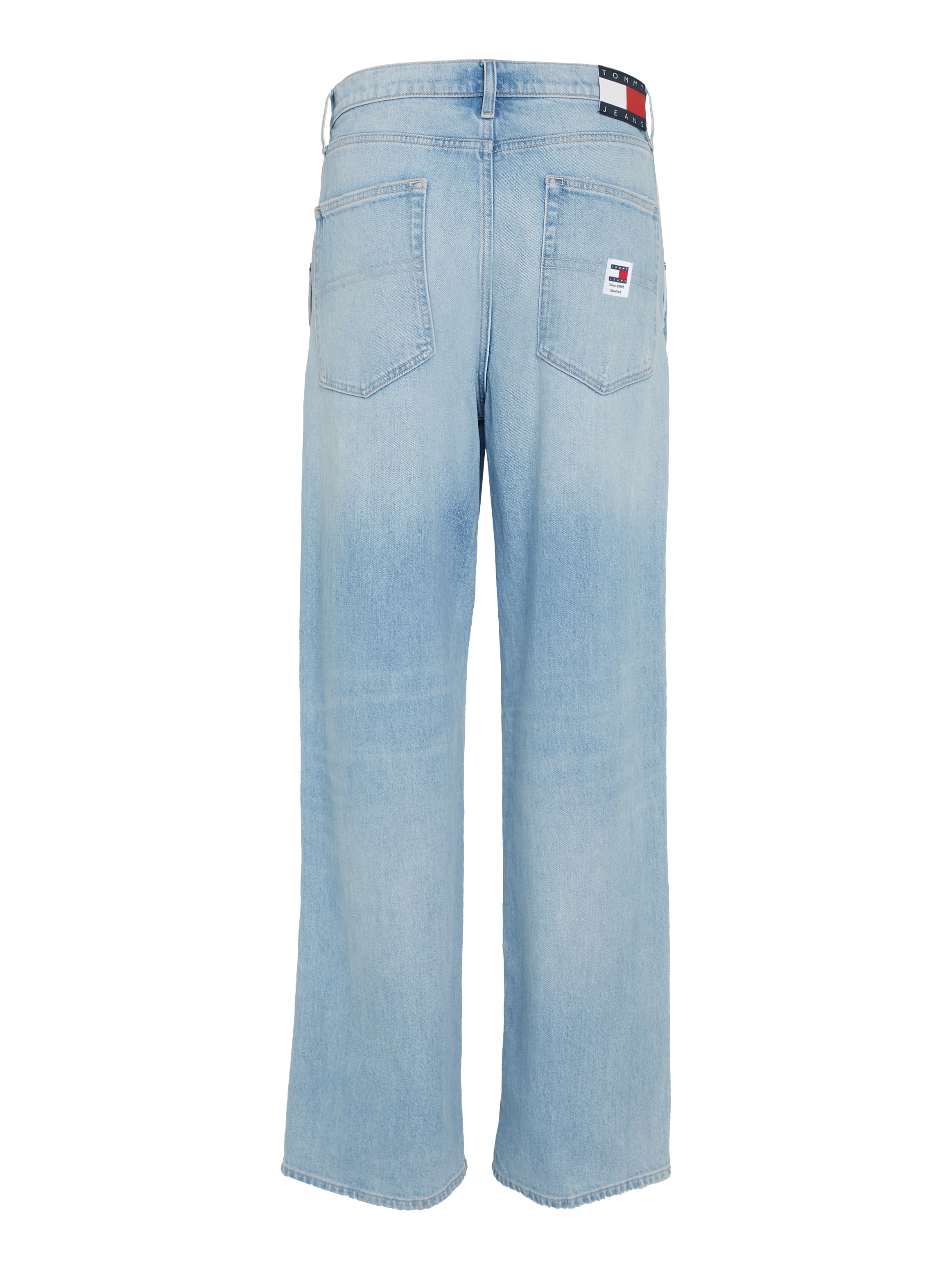 Tommy Jeans Weite Jeans »DAISY JEAN LW BGY BH6110«, mit Logostickerei