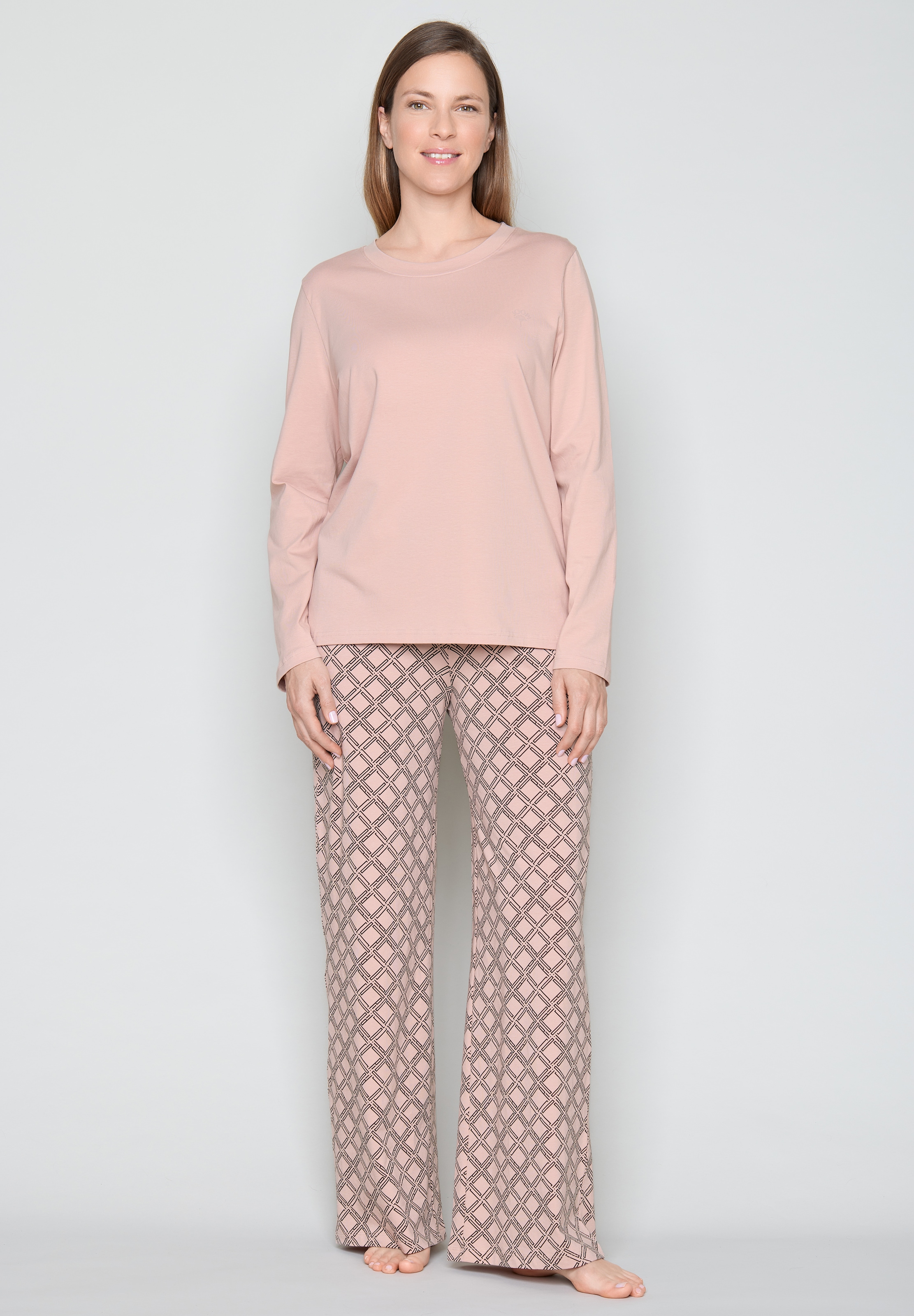 Image of JOOP Pyjama aus Jersey, lässig-eleganter Look, mit Wide-Leg-Hosen
