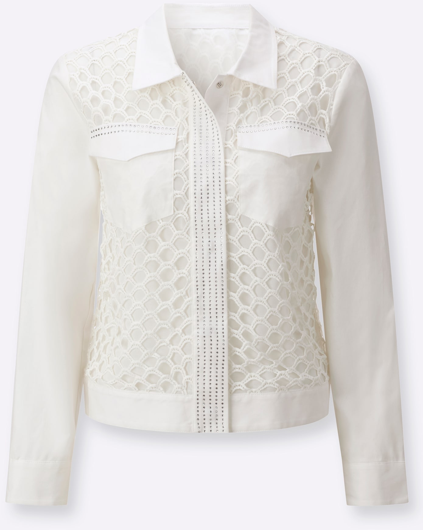 creation L Veste blazer »Spitzen-Jacke«