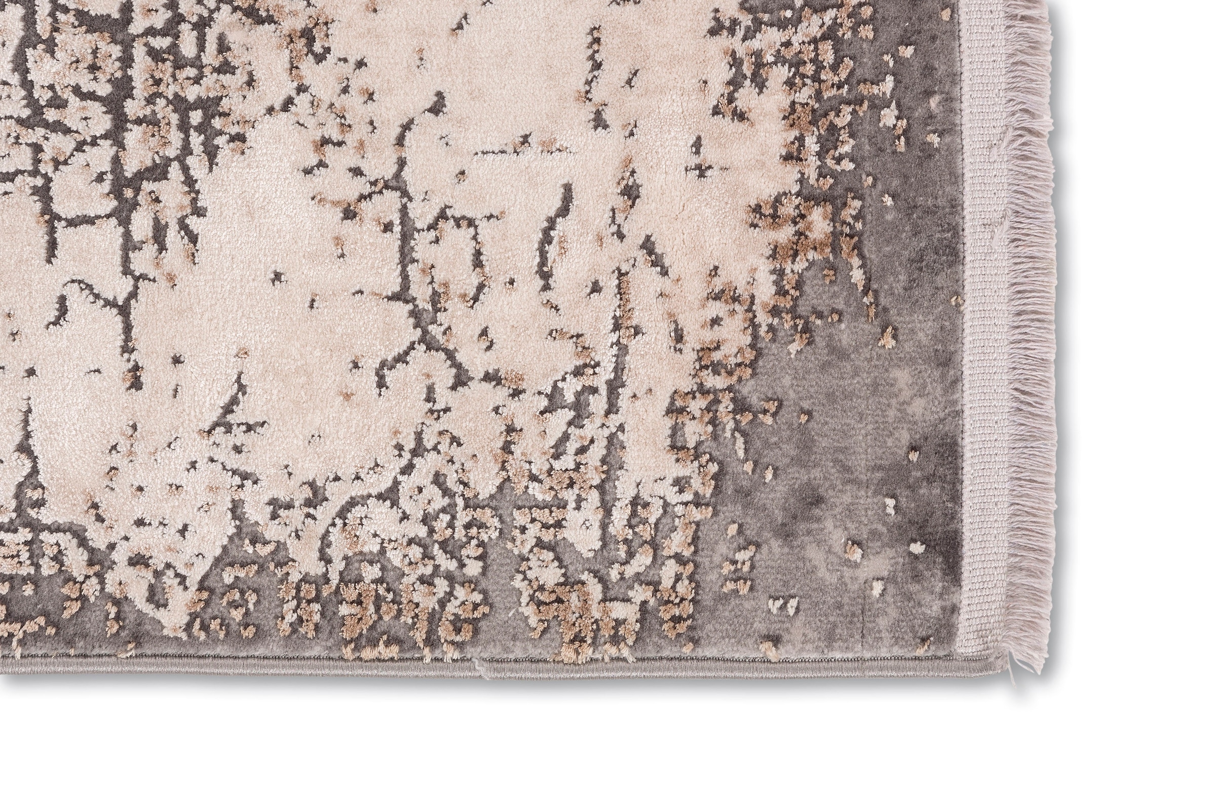 ASTRA Tapis »Mirano 231« Rectangulaire 7 mm Höhe 3-D Effekt, Viskose, seidig schimmernd, Hoch Tief Struktur