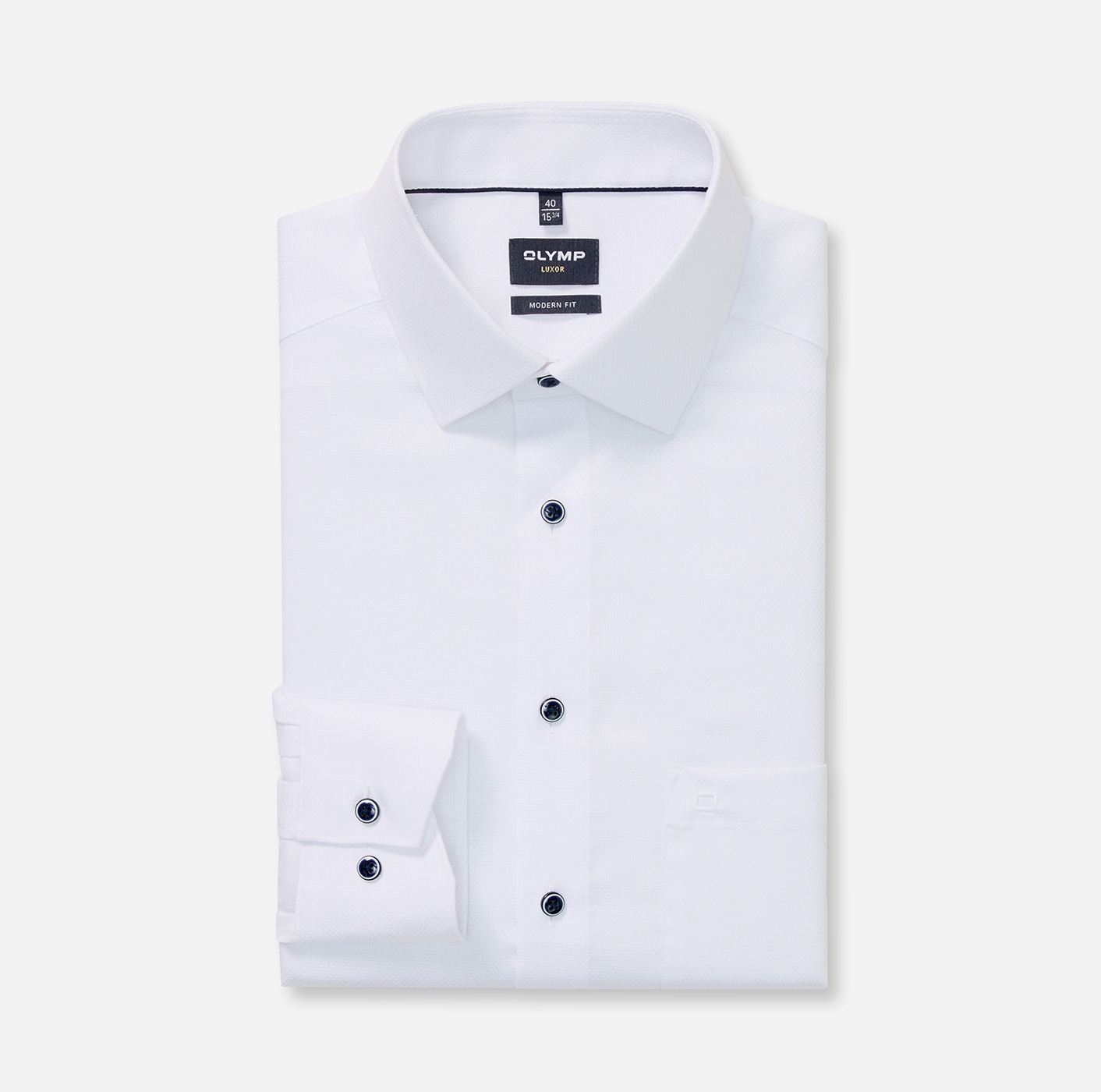 OLYMP Chemise à manches longues »Luxor« modern fit, New-Kentkragen, Businesshemd, verlängerter Arm