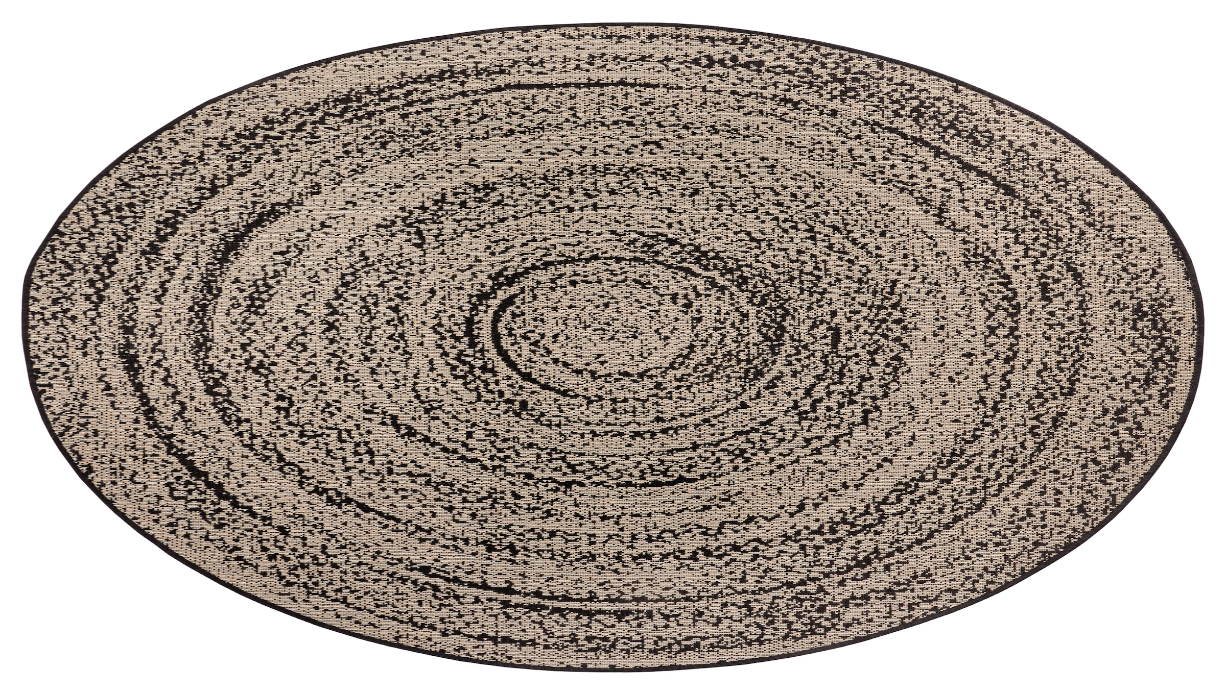 HANSE Home Teppich »Swirl«, rund, 3 mm Höhe, In und Outdoor, Flachgewebe, wetterfest, pflegeleicht, robust