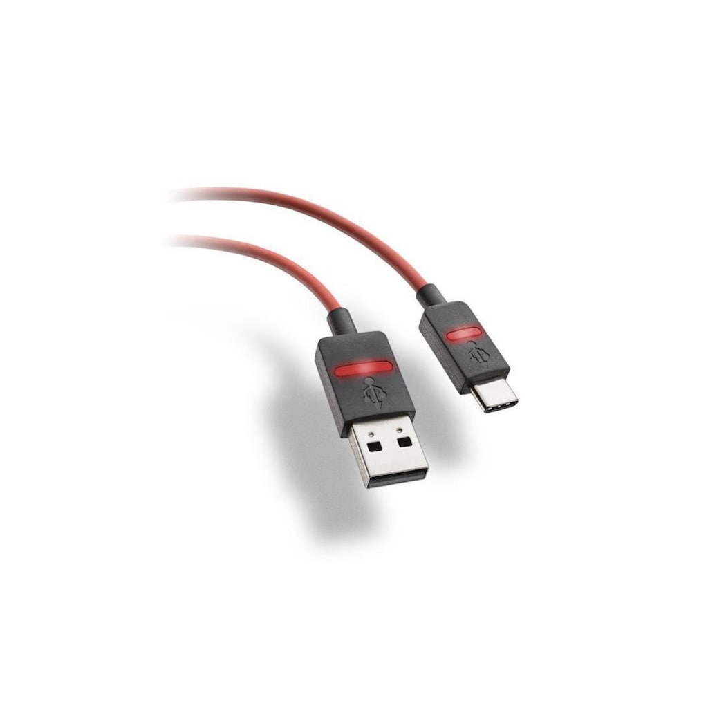 Plantronics Headset »Blackwire 7225 USB-C schwarz«, Noise-Cancelling