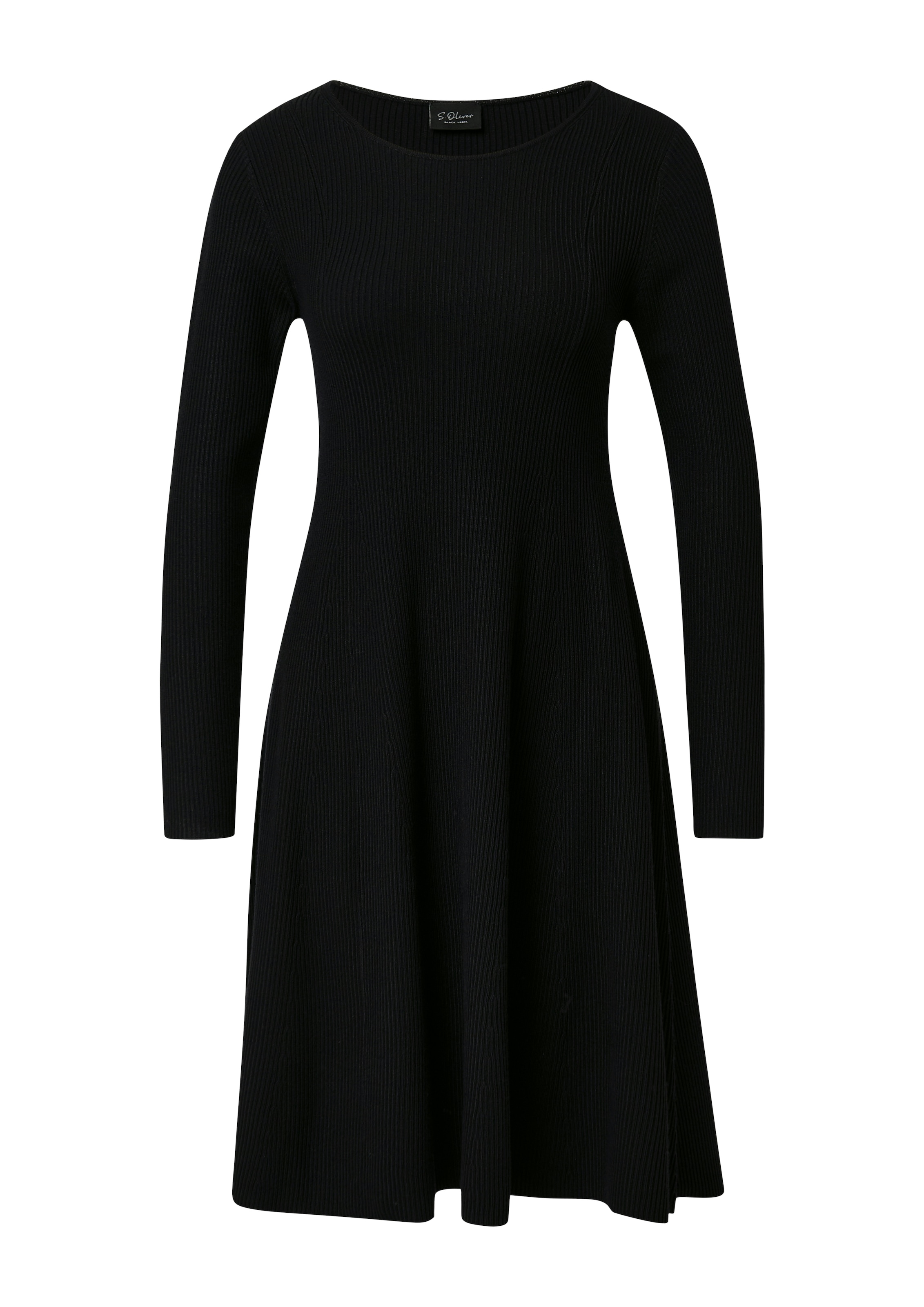 s.Oliver BLACK LABEL Robe en tricot avec détail ajouré