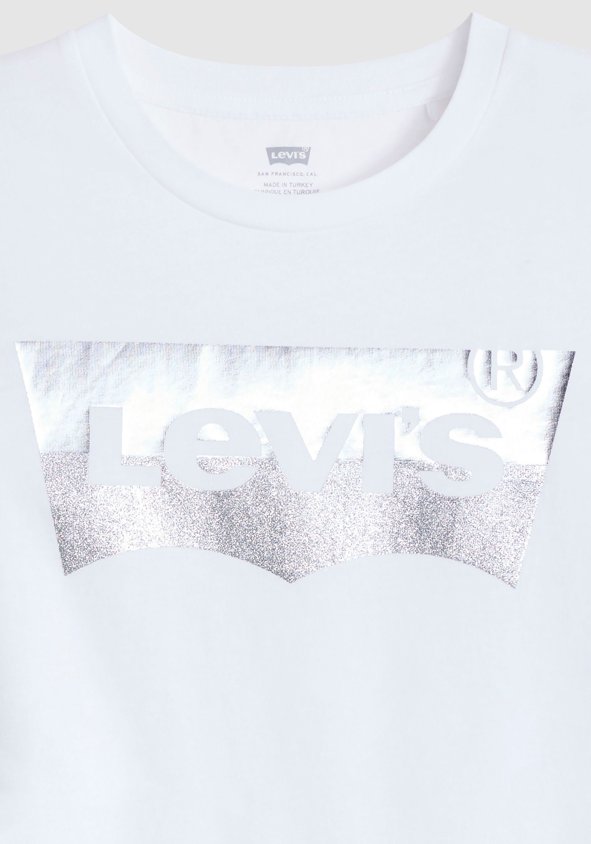 Levi's® Rundhalsshirt »THE PERFECT TEE«, mit Logo im Metallic-Holo Print