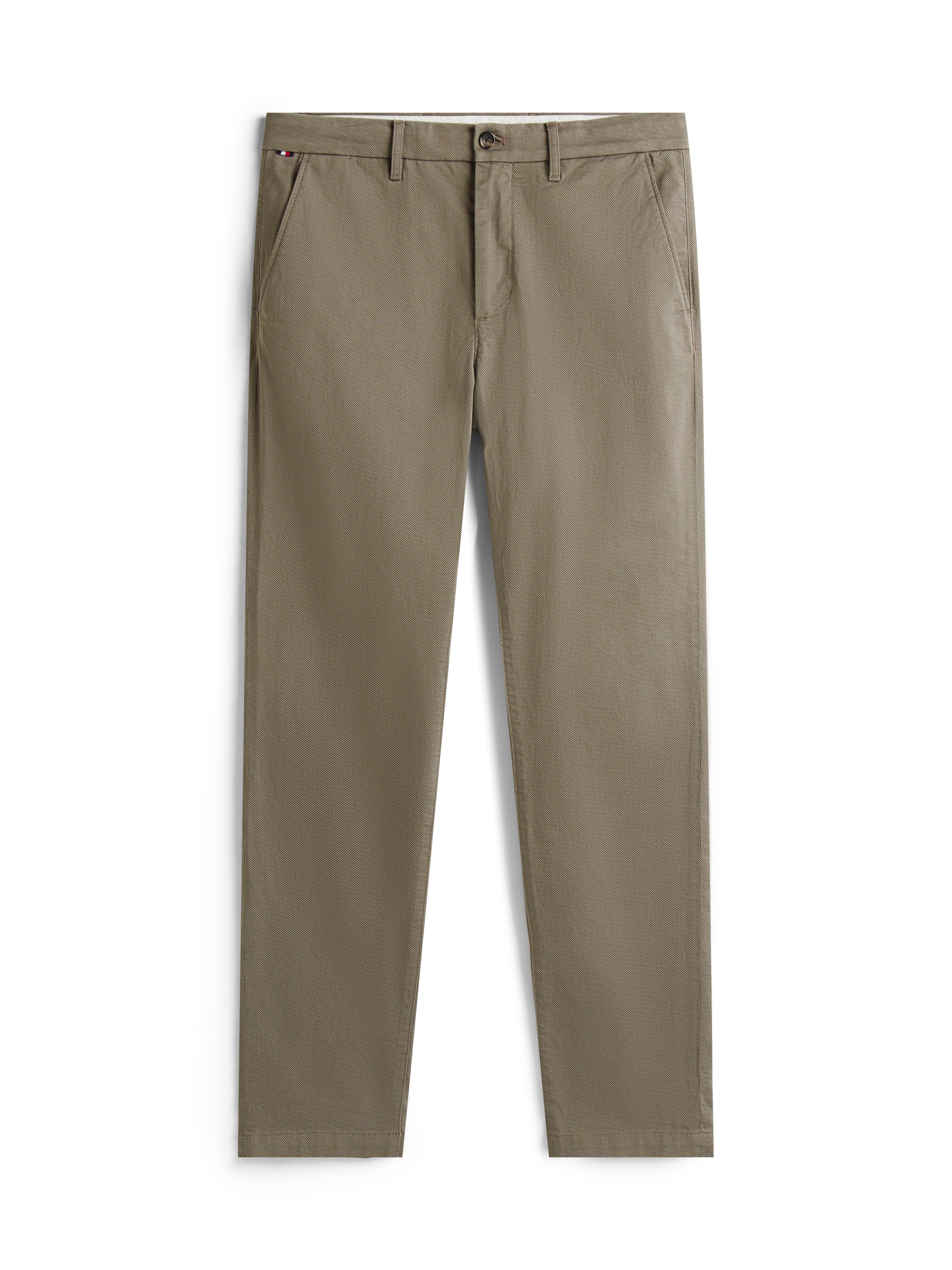 Tommy Hilfiger Chinohose »BLEECKER PRINTED ST«, Slim Fit, strukturierte Qualität
