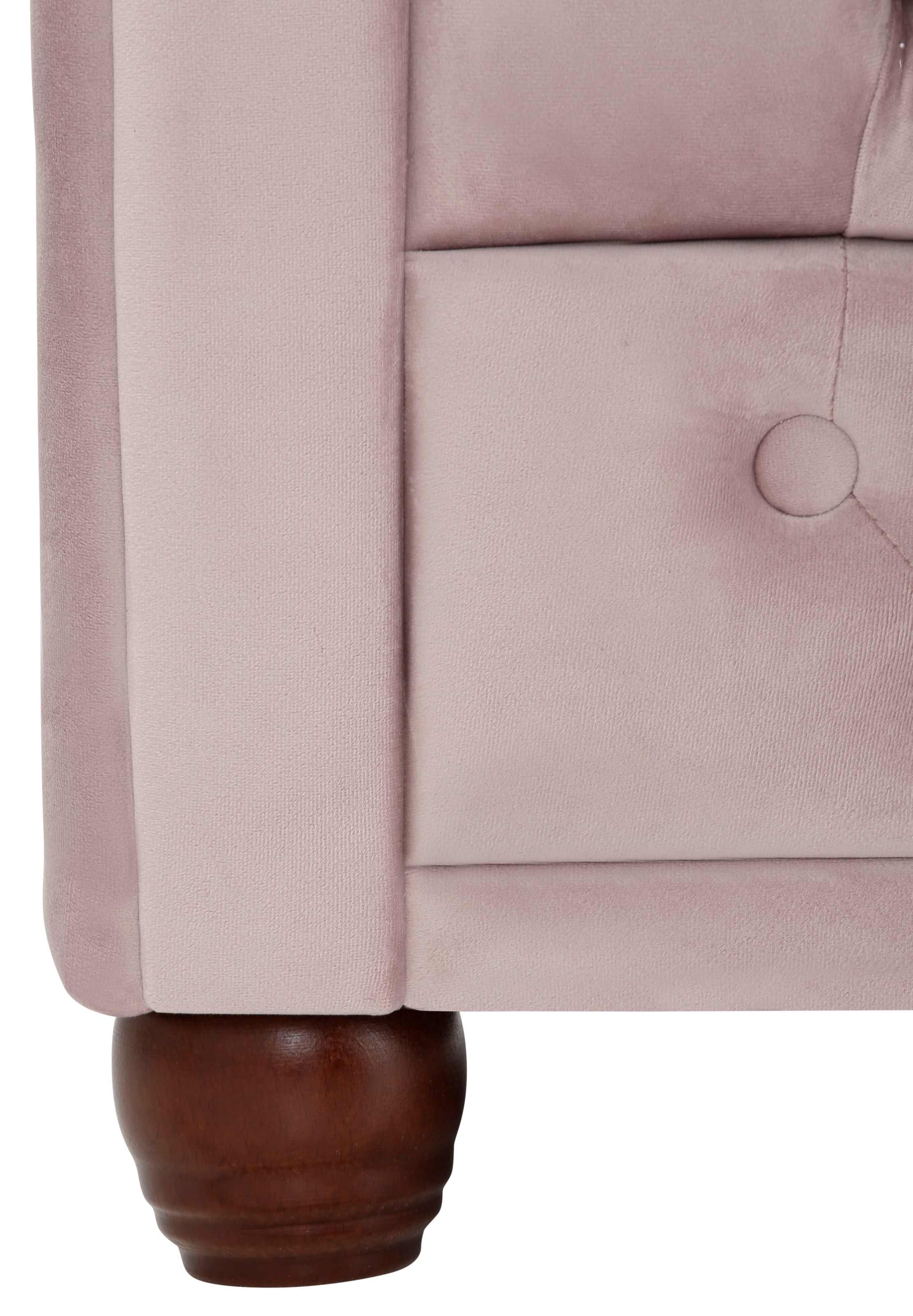 Home affaire Canapé Chesterfield »New Castle« mit hochwertiger Knopfheftung in Chesterfield-Design, B/T/H: 148/86/72