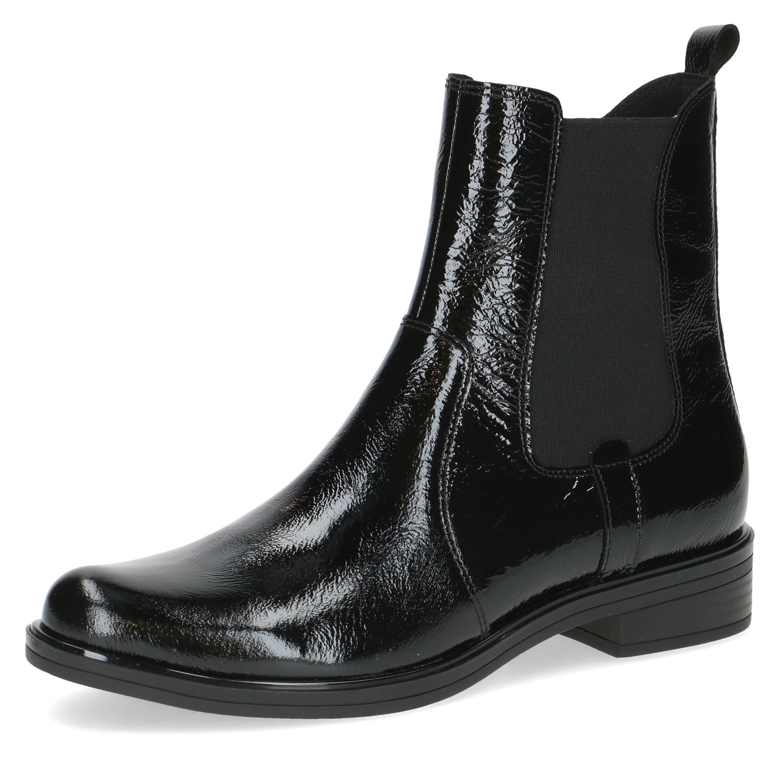 Caprice Chelseaboots, Blockabsatz, Businesschuh, Stiefelette, vorteilhafter Stretcheinsatz