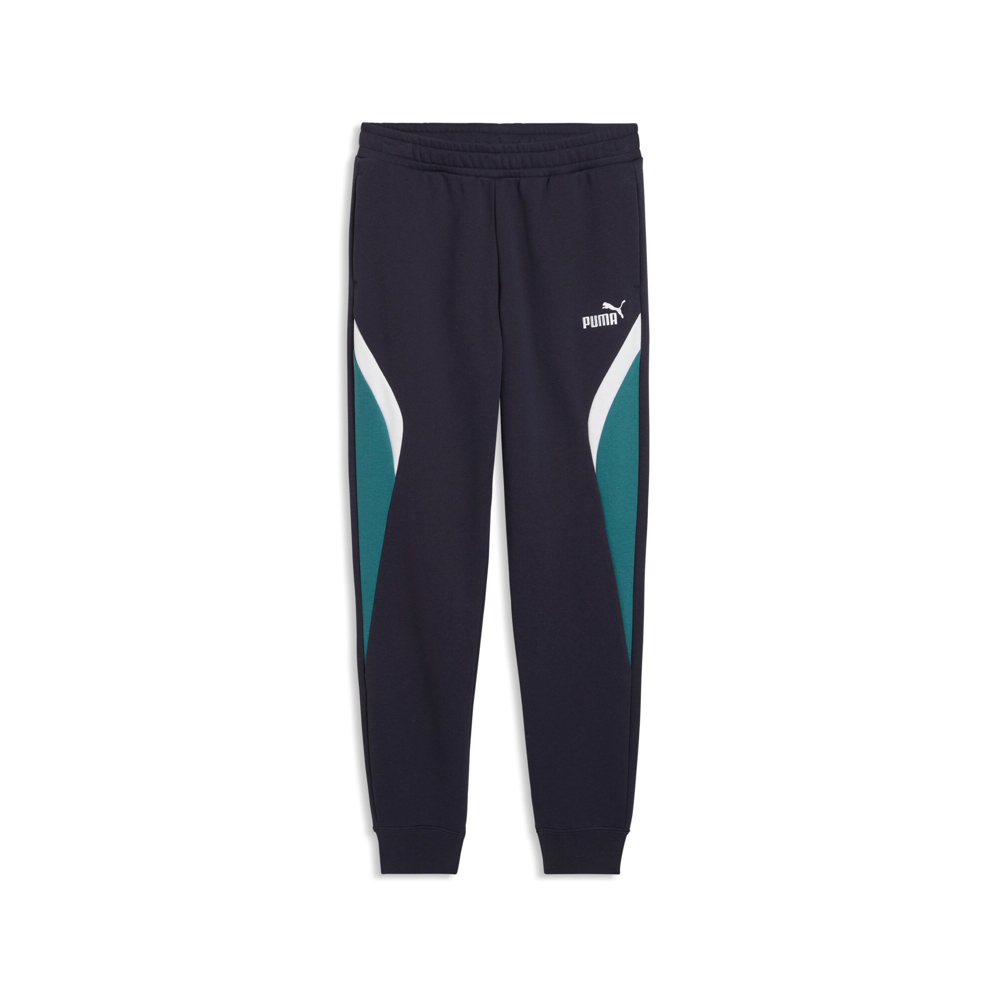 PUMA Trainingshose »ESS BLOCK SWEATPANTS TR B«  aus Baumwollmischung, Regular Fit, sportlicher Stil