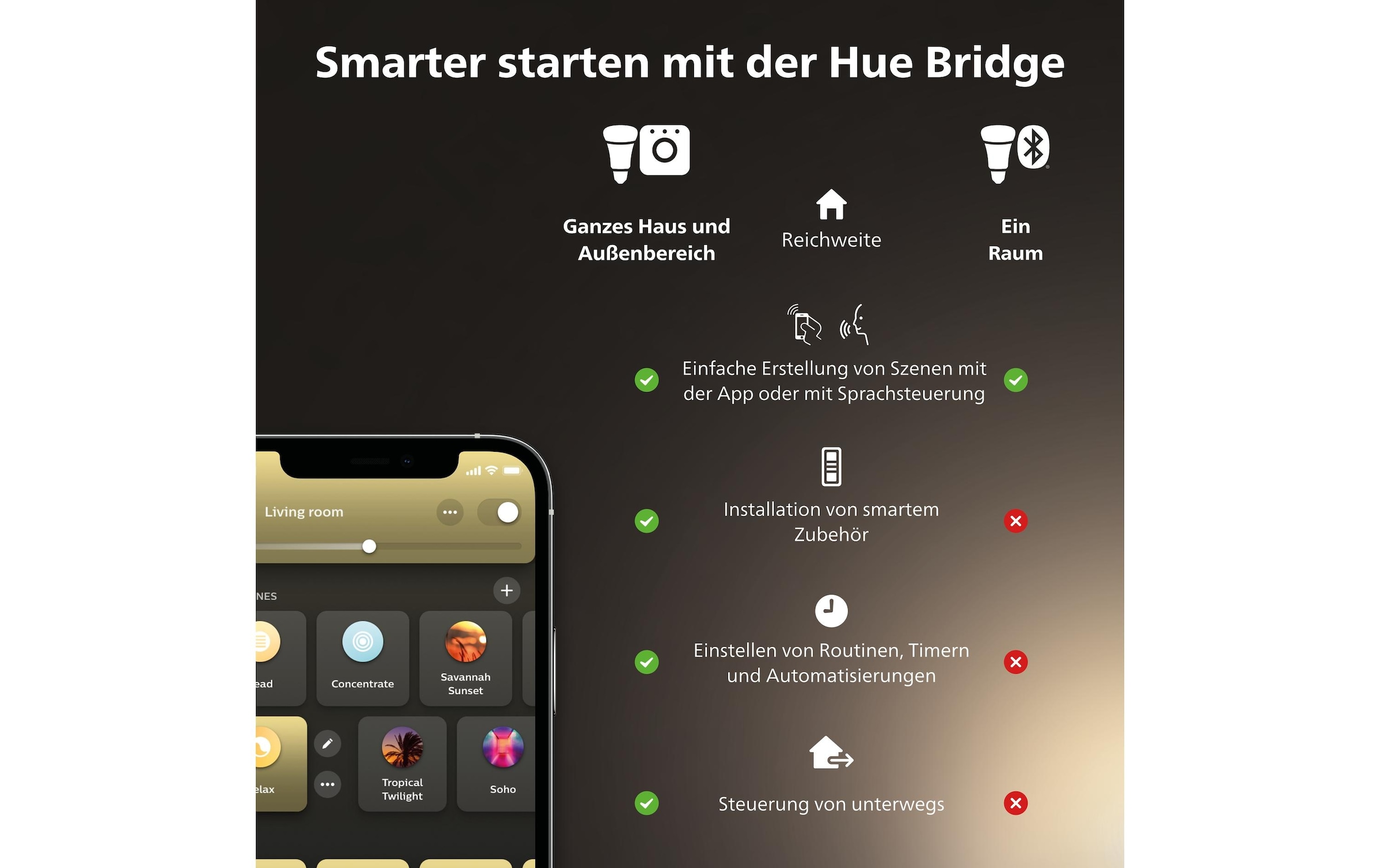 Philips Hue LED Deckenleuchte »Milliskin 3er-Pack Rund«, Leuchtmittel GU10 | LED wechselbar