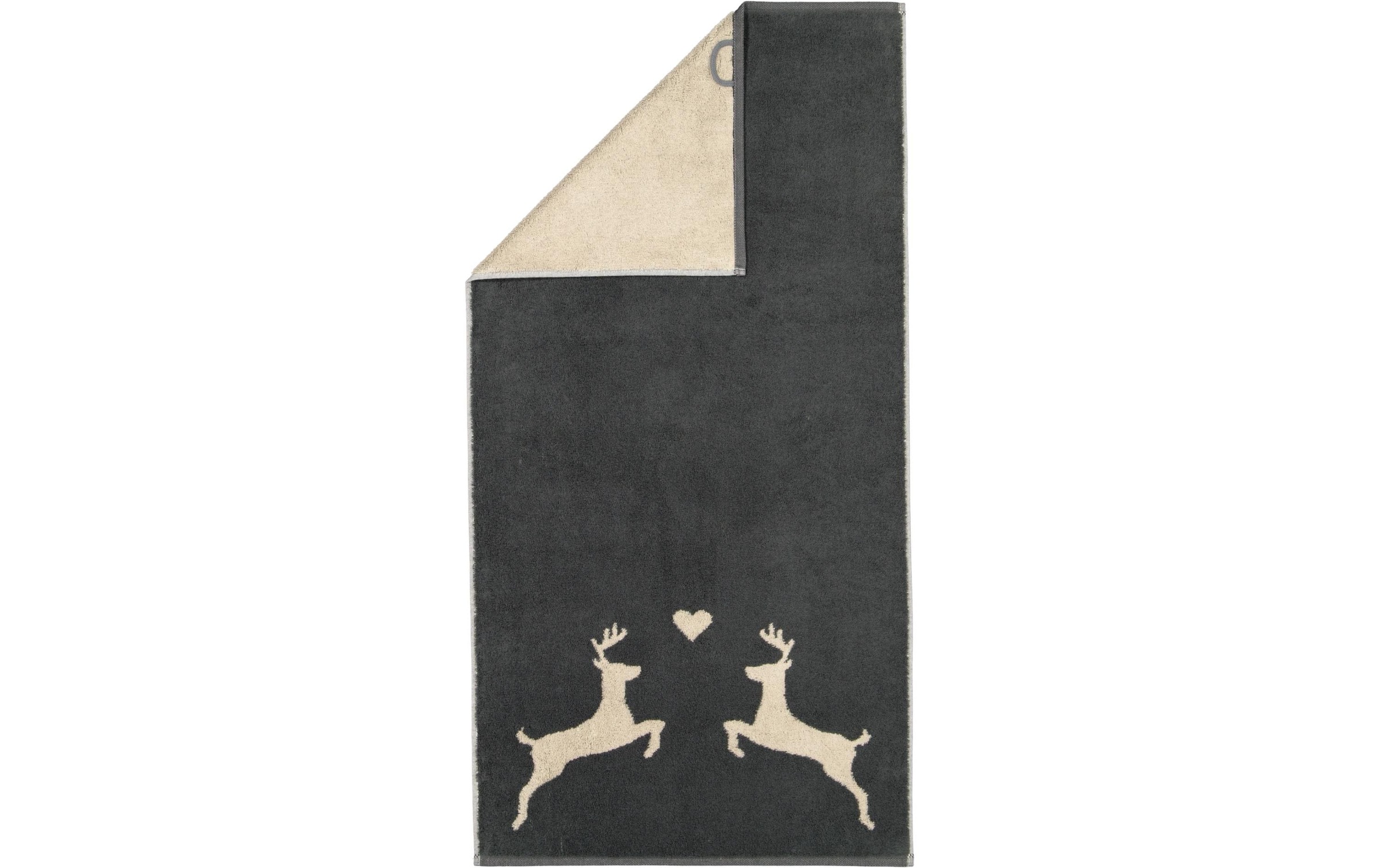 Cawö Duschtuch »Alpenchic Edition Hirsch 70 x 140 cm«, (1 St.)