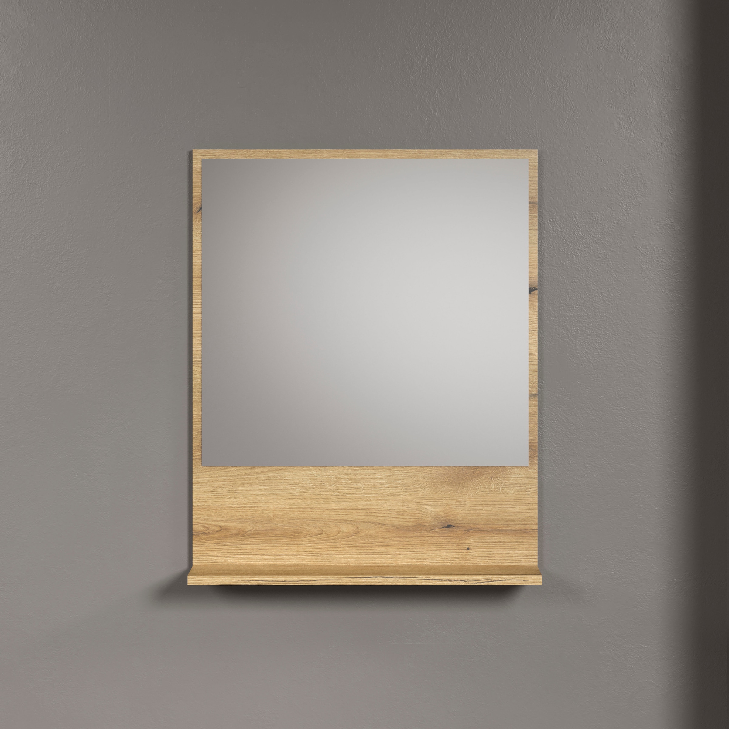 Image of welltime Badspiegel "Amrum" Wandspiegel mit Ablage - (B/T/H) wahlweise 60 bis 80/14/74 cm