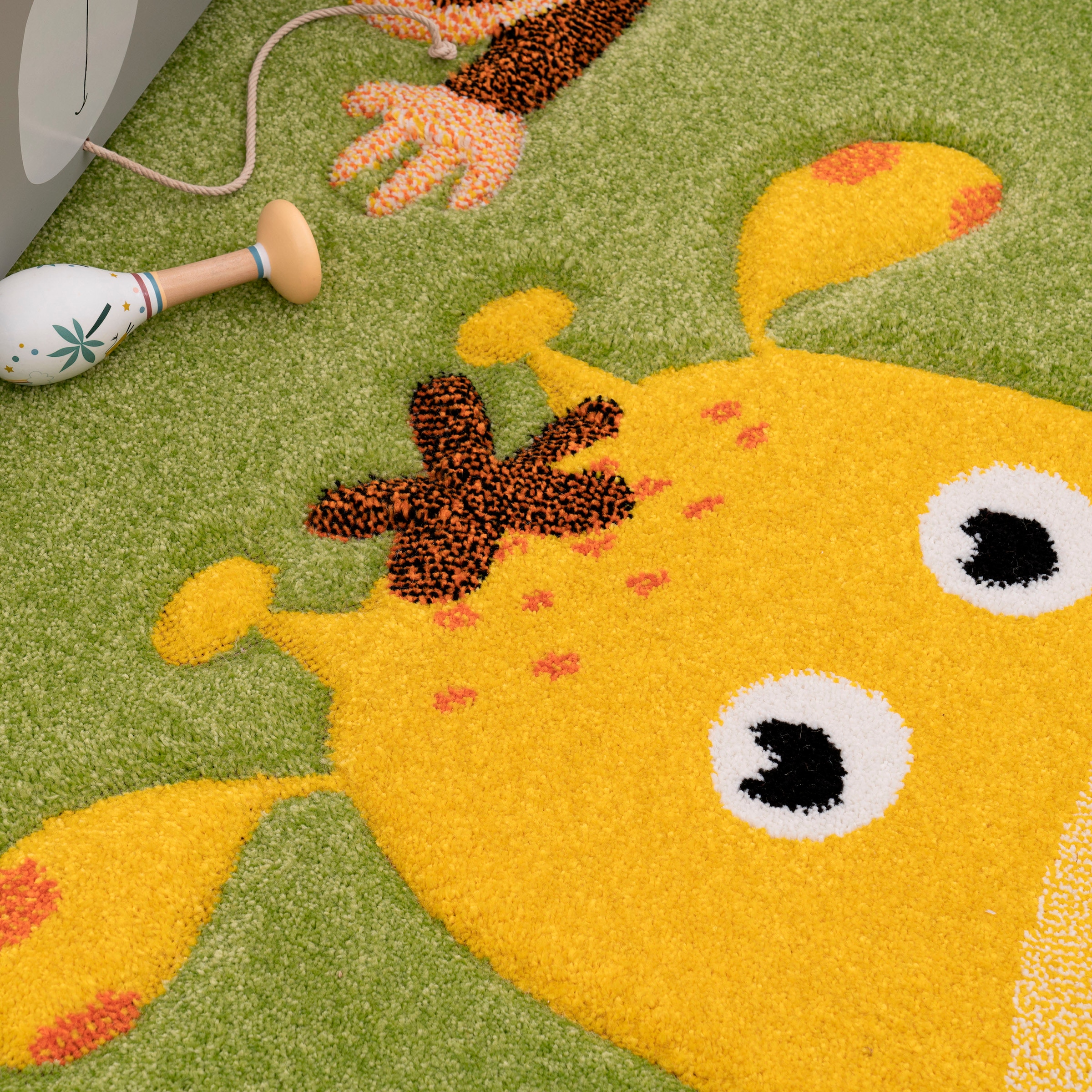 Paco Home Kinderteppich »Diamond 650«, rechteckig, 16 mm Höhe, Spielteppich, 3D-Design, niedliches buntes Tier Motiv, Kinderzimmer