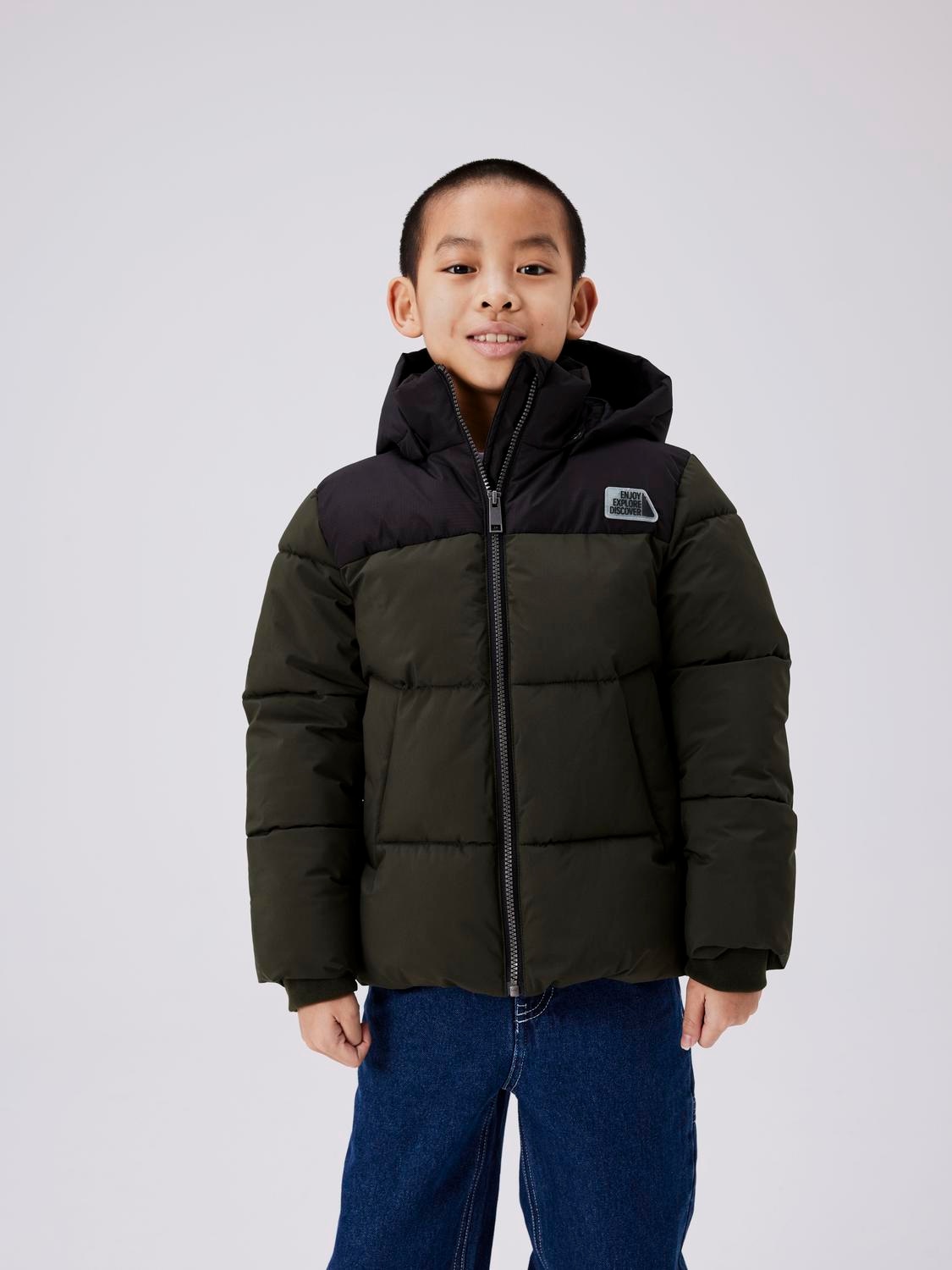 Steppjacke »NKMMORNING PUFFER JACKET TB«, mit Kapuze