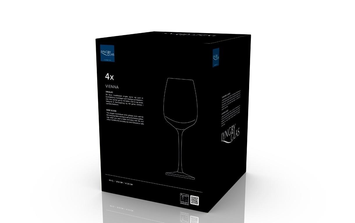 Weinglas »Lyngby Vienna 4 Stück, 53 cl«