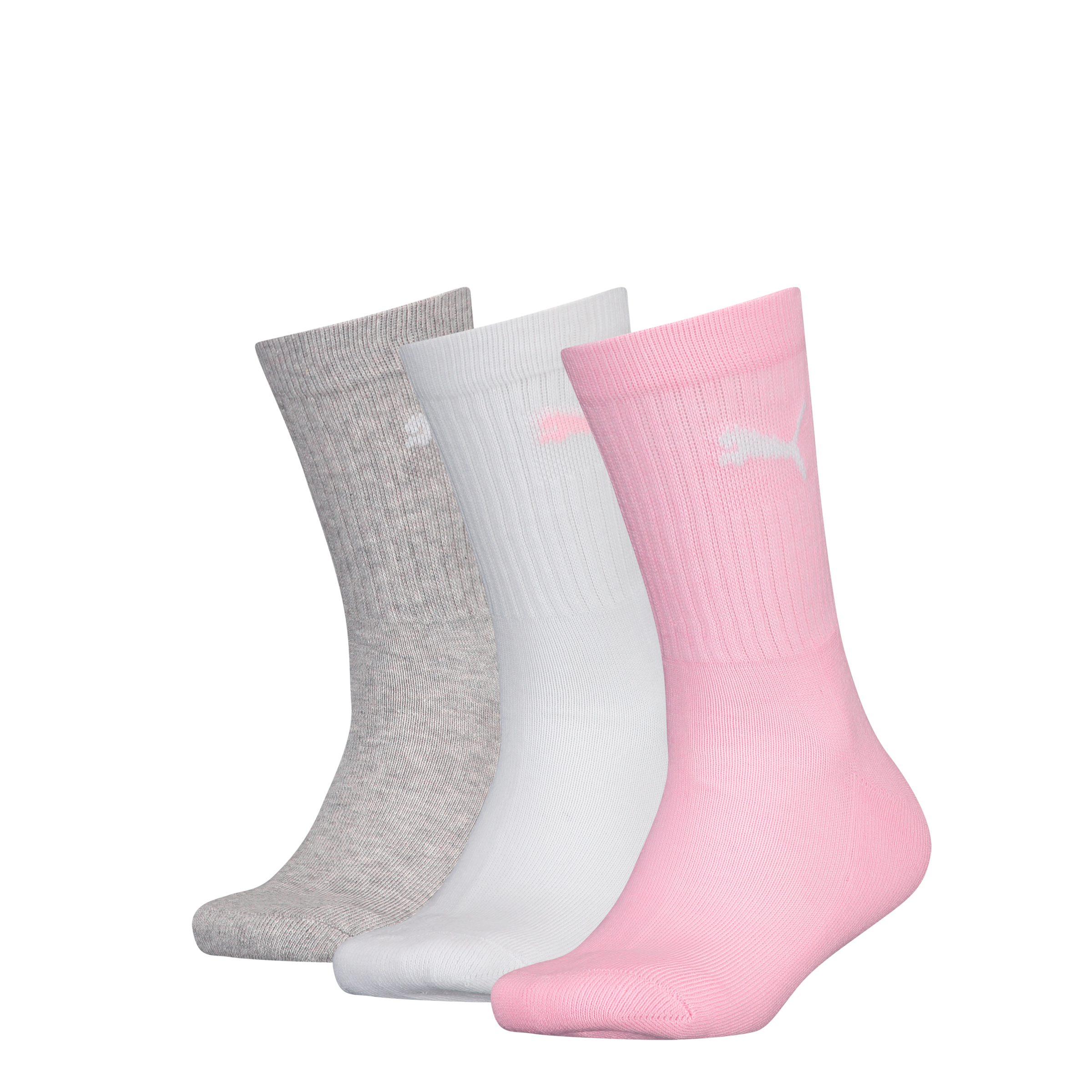 Image of PUMA Socken "PUMA KIDS CREW SOCK 3P" 3 Paar, 3 Stk. tlg. Junior mit klassischer Rippe