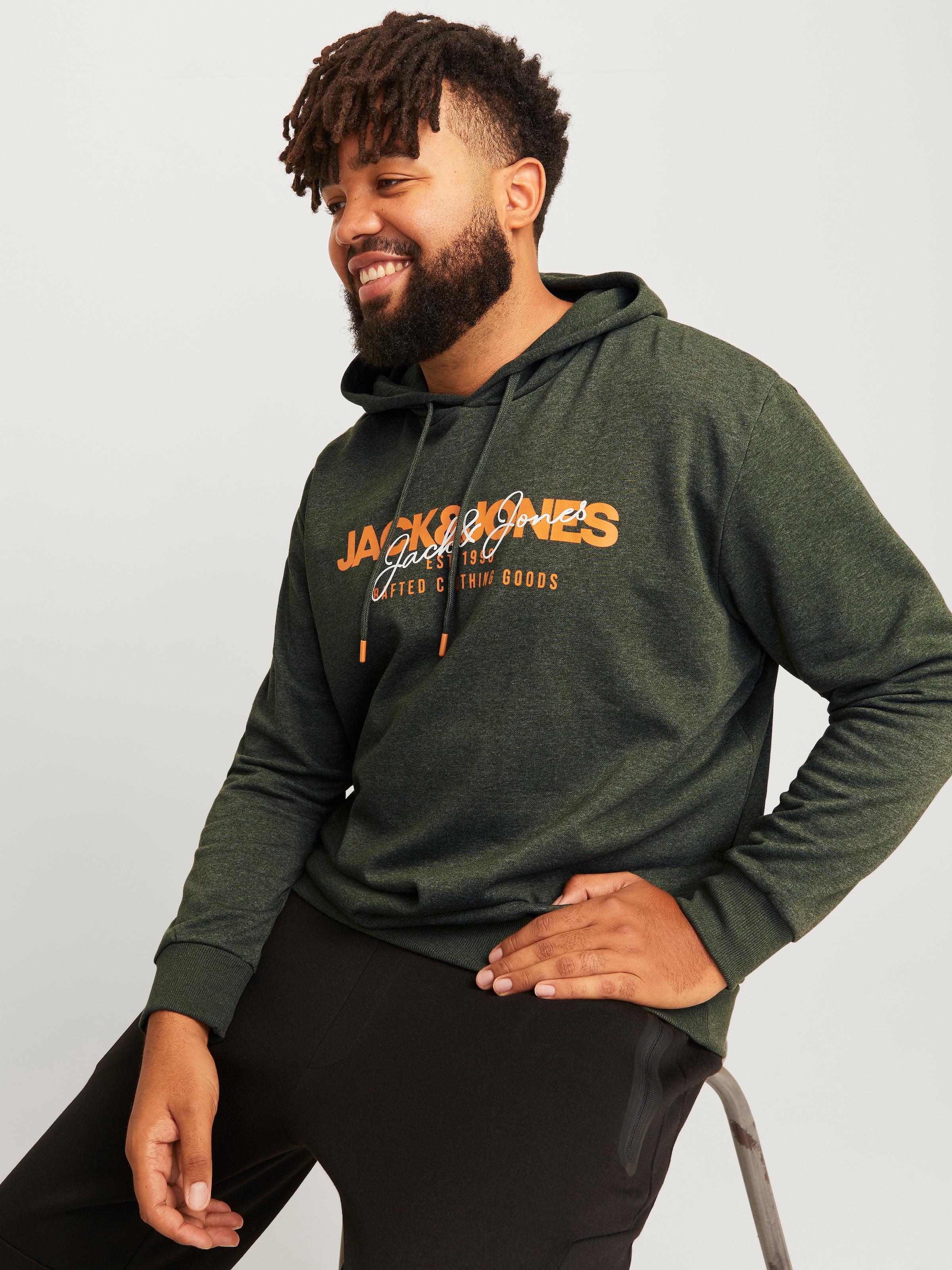 Jack & Jones PlusSize Kapuzensweatshirt »JJALVIS SWEAT HOOD PLS«