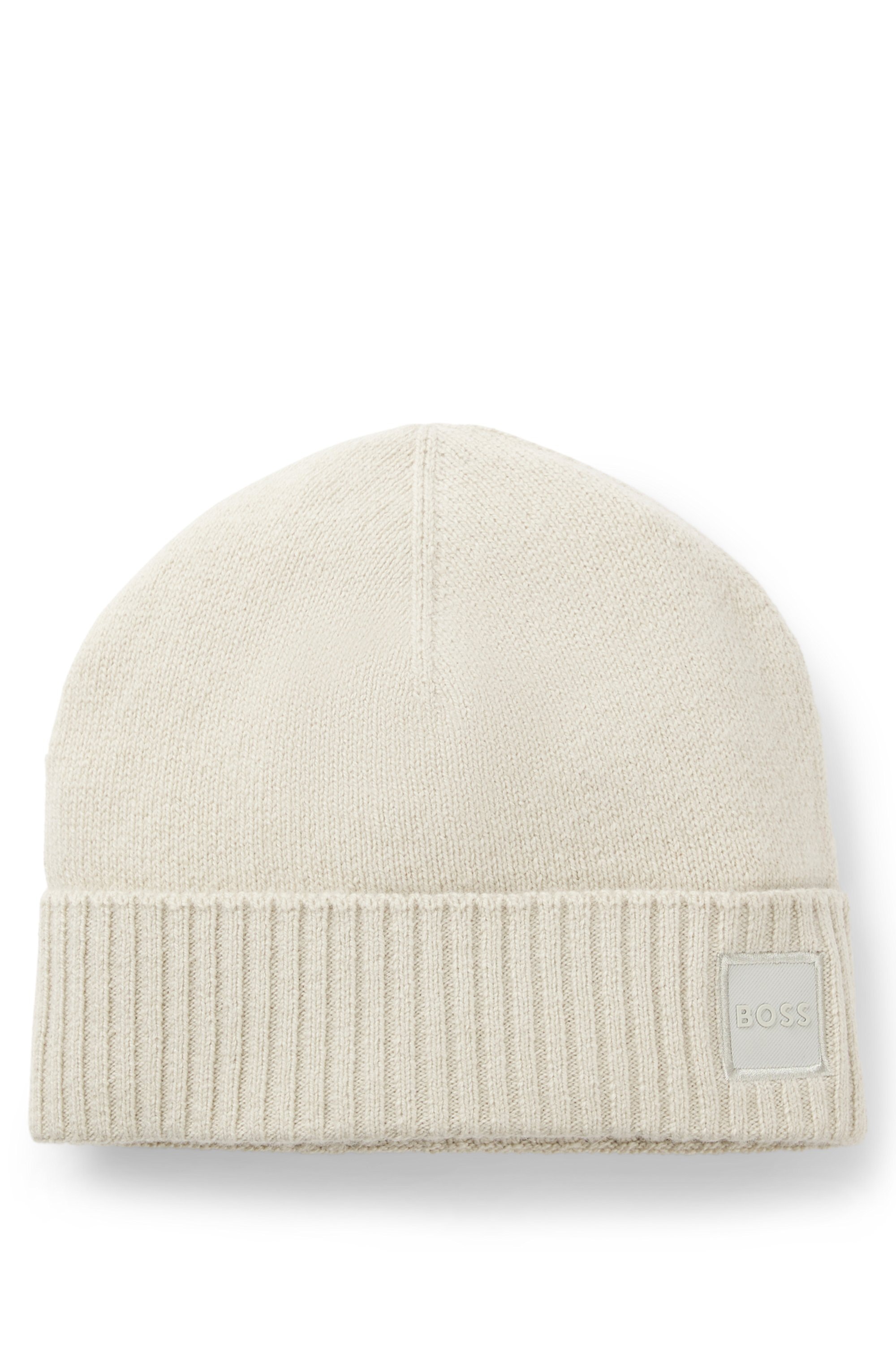 BOSS ORANGE Bonnet »Akaio_R_Hat« Badge logo ton sur ton, unisexe