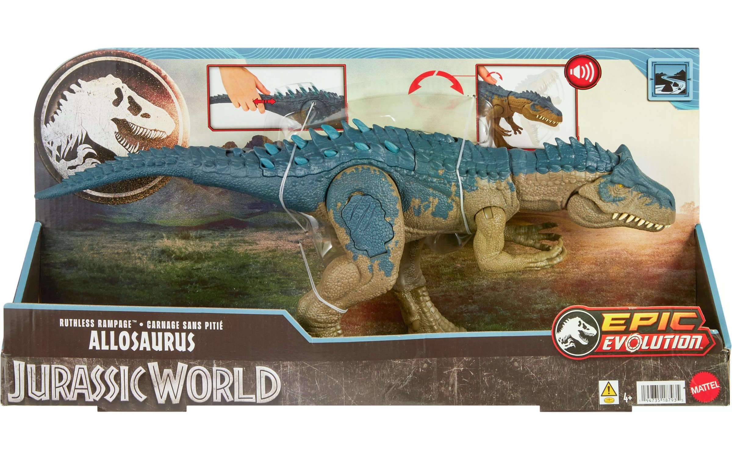 Mattel® Spielfigur »Jurassic World Ruthless Allosaurus«
