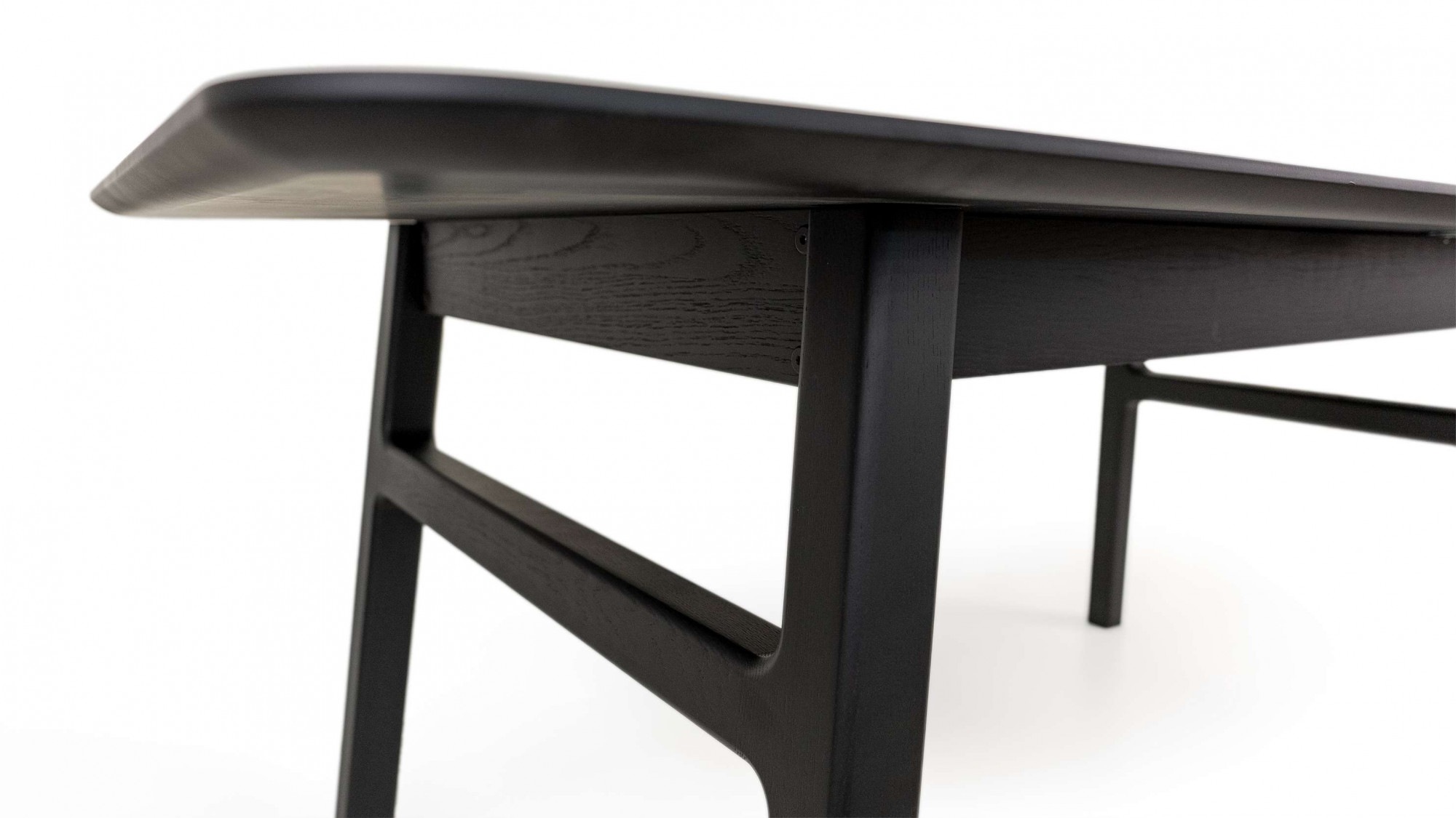 Woodman Esstisch »Curved«, Scandi Design, Breite 180 cm, ausziehbar auf 220 cm