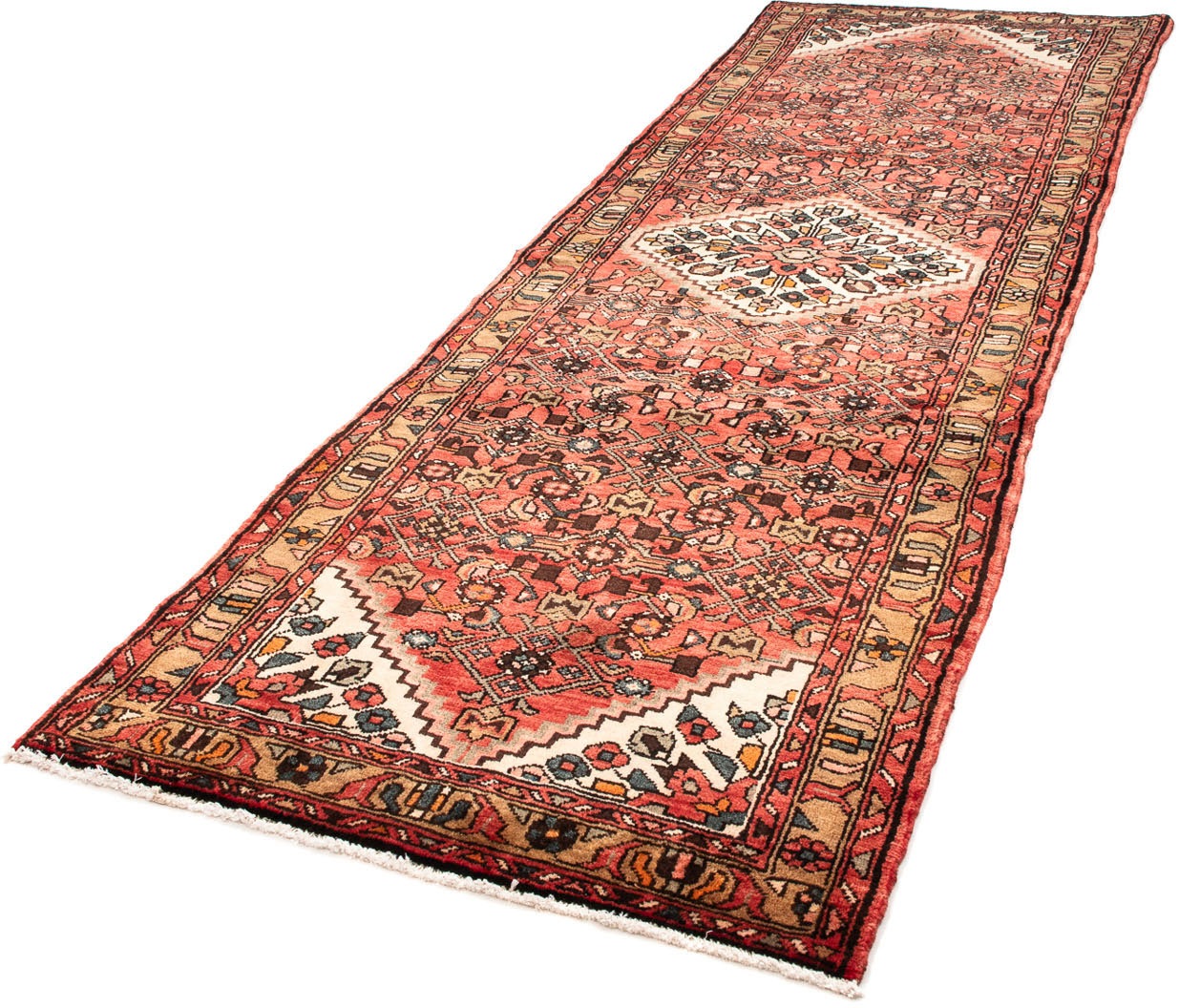 Image of morgenland Orientteppich »Perser - Nomadic - 308 x 104 cm - rot«, rechteckig, 10 mm Höhe, Wohnzimmer, Handgeknüpft, Einzelstück mit Zertifikat bei Ackermann Versand Schweiz