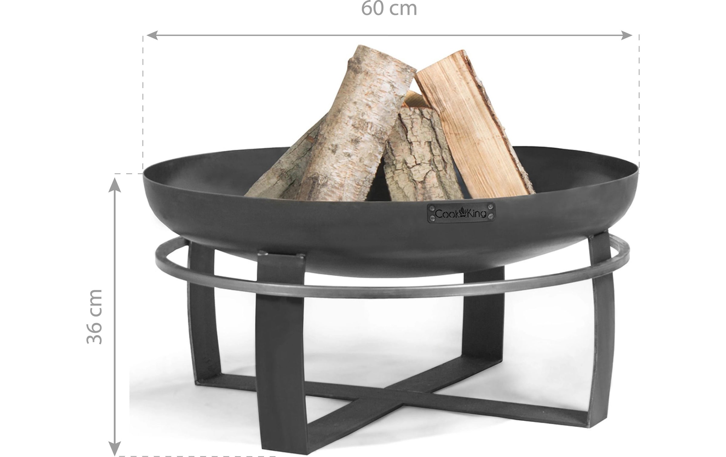   Feuerstelle »Viking« Ø 60x36 cm