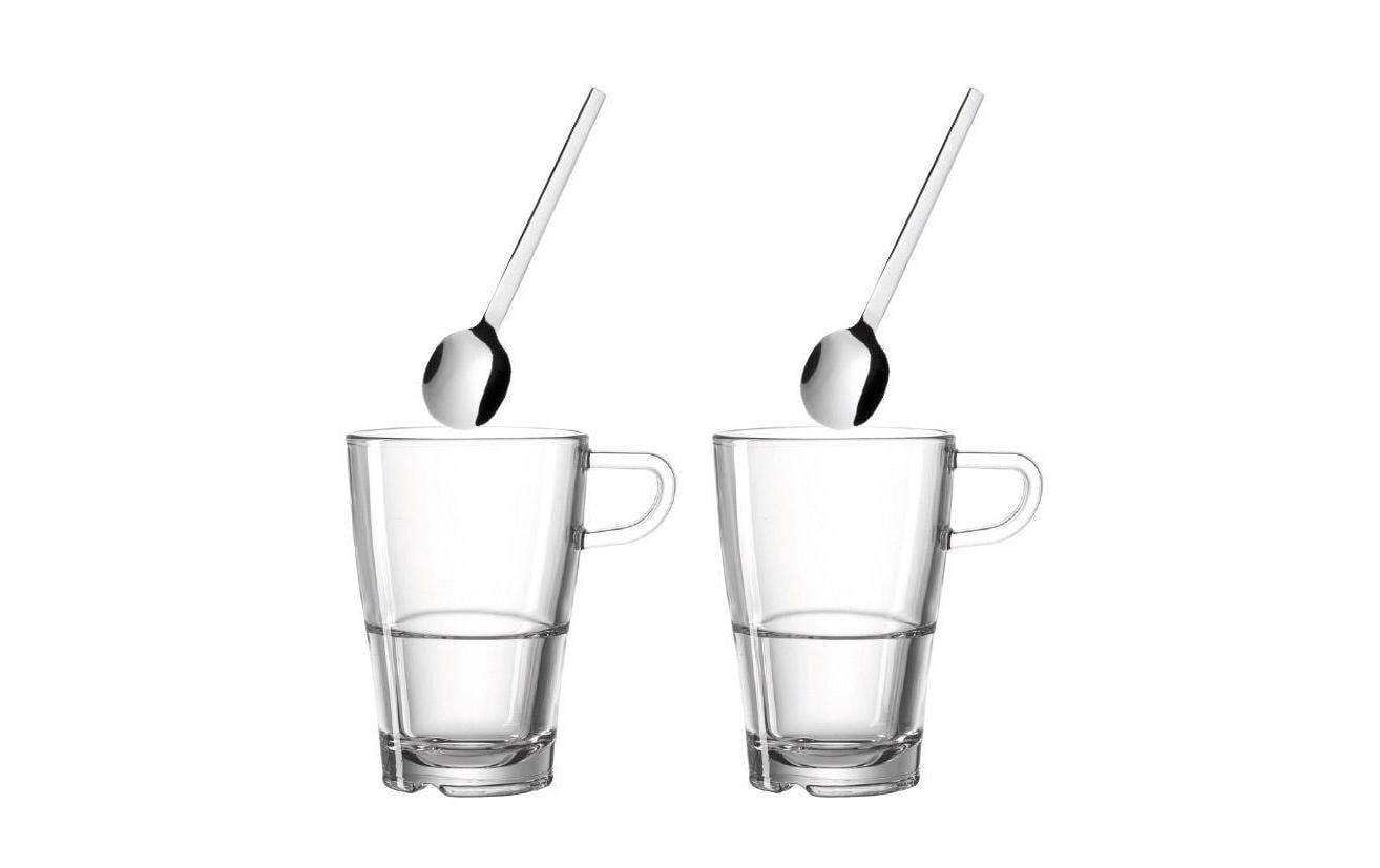 Latte-Macchiato-Glas »Latte Macchiato Tasse Sens«