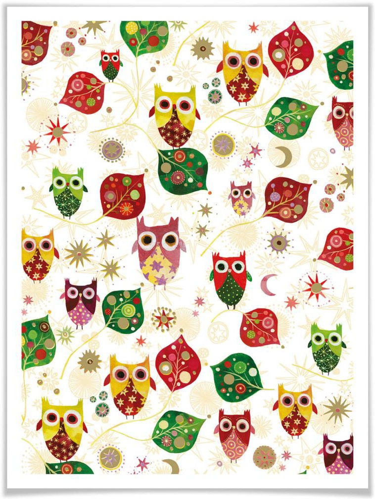 Image of Wall-Art Poster »Märchen Wandbilder Orient Eule«, Vögel, (1 St.), Poster, Wandbild, Bild, Wandposter bei Ackermann Versand Schweiz