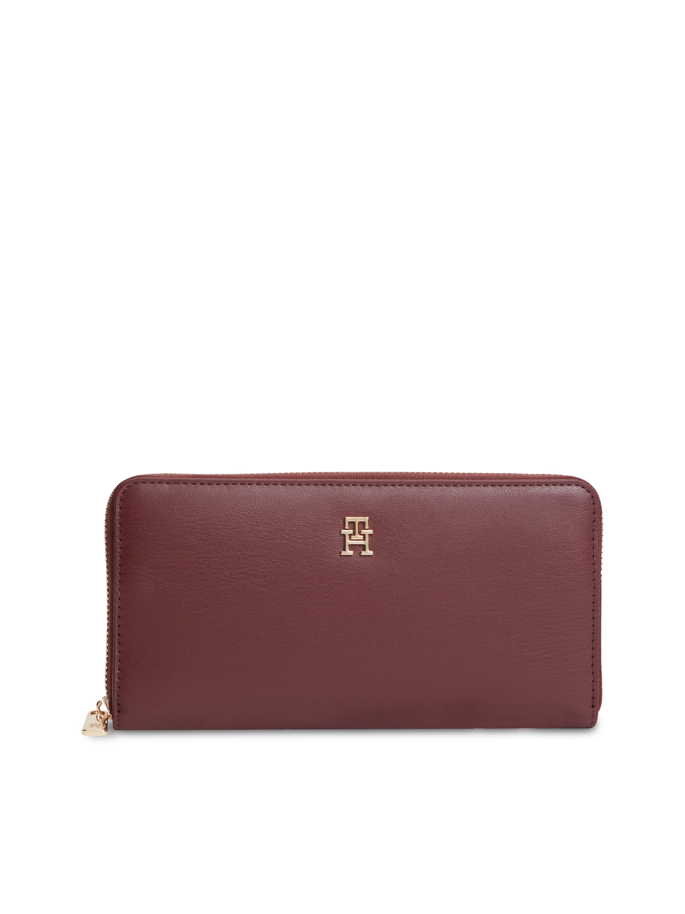 Image of Tommy Hilfiger Geldbörse "TH ICON LRG ZA", Damen Geldbeutel, Portemonnaie mit edlem TH-Logoelement