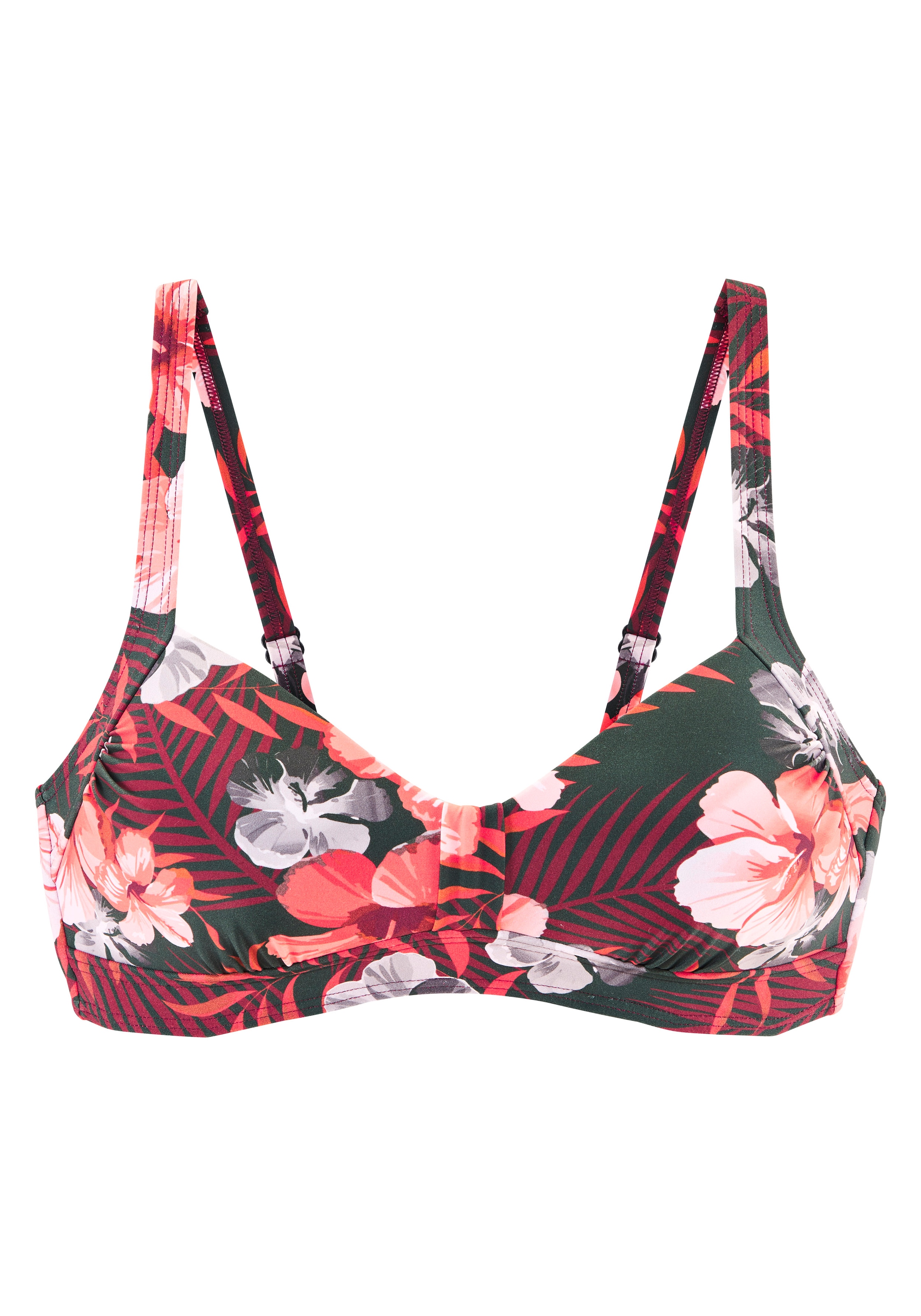 LASCANA Top bikini bandeau »Loria« bis G Cup, ohne Bügel