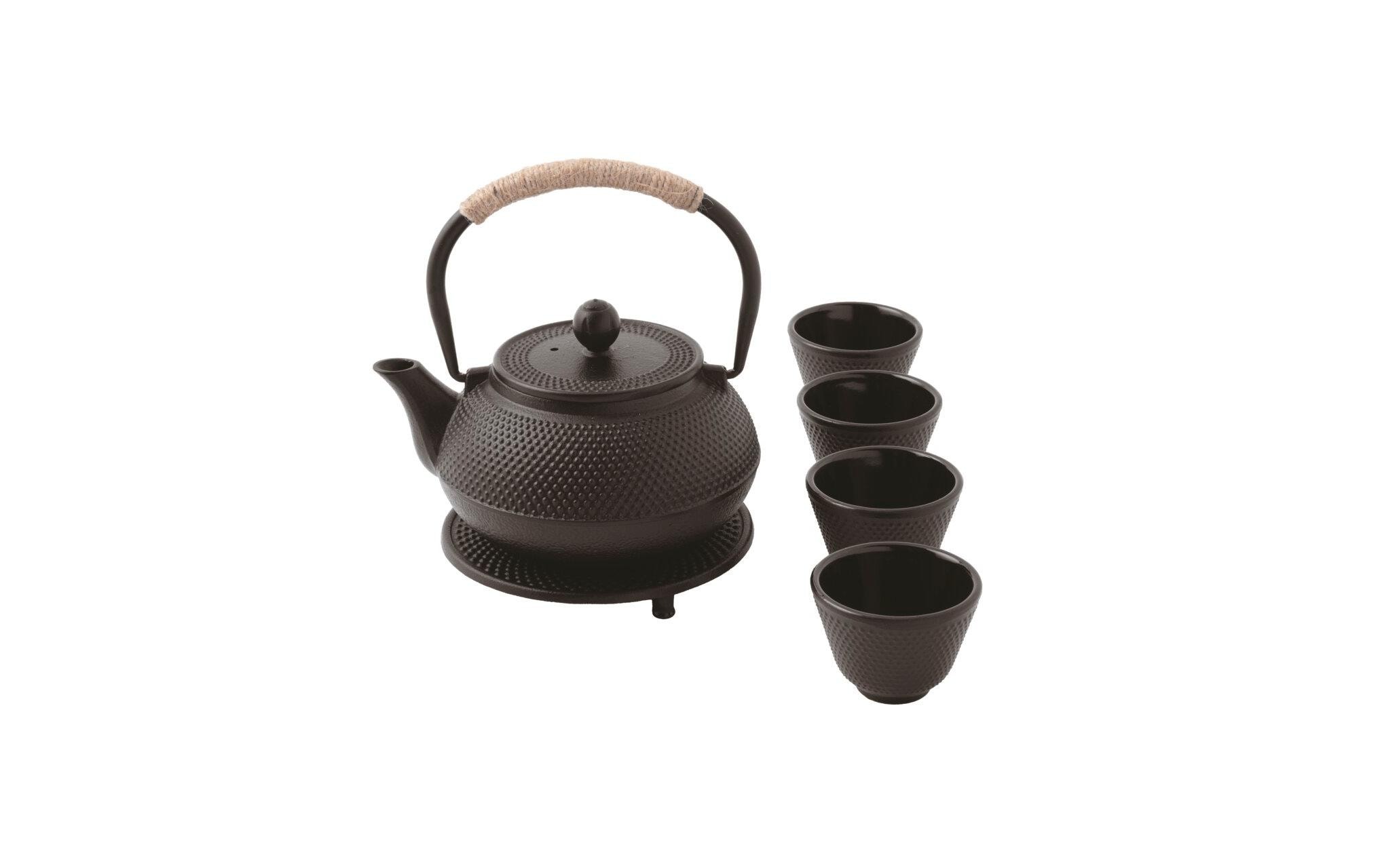 Image of Teekanne "Paderno 6-teiliges Set Mit Teekanne 0.8 l" 0,8 l 6 Stk. tlg. Teebereiter