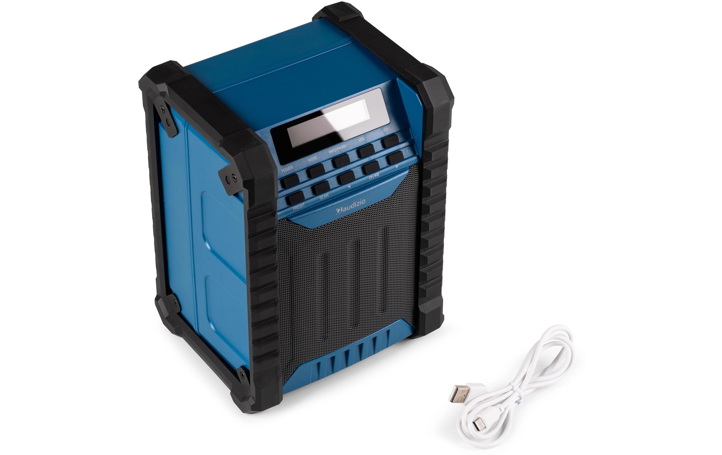 AUDIZIO Baustellenradio »Temi«, (Digitalradio (DAB+)-FM-Tuner)