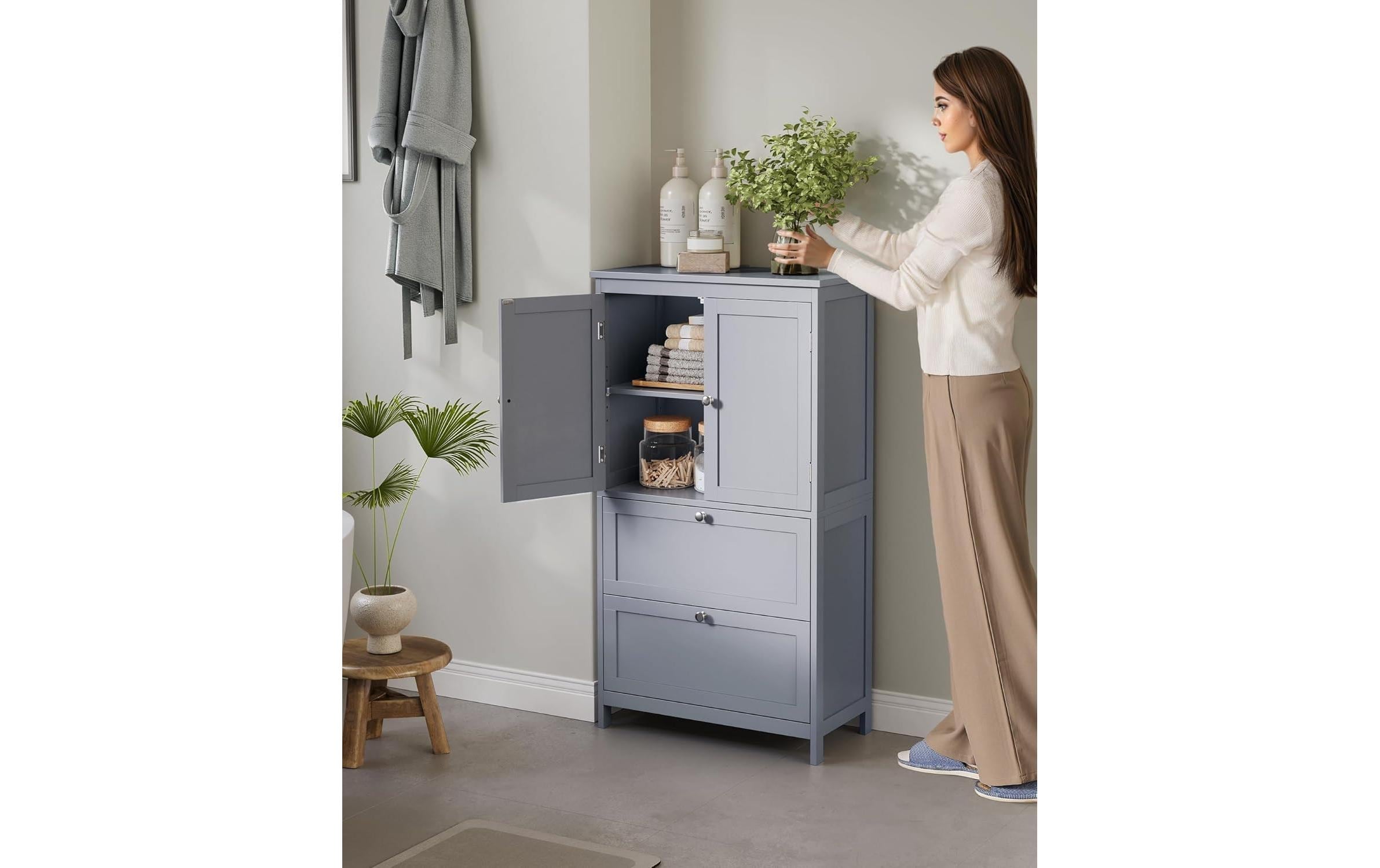 VASAGLE Kommode »in Landhausstil 60 x 110 cm«