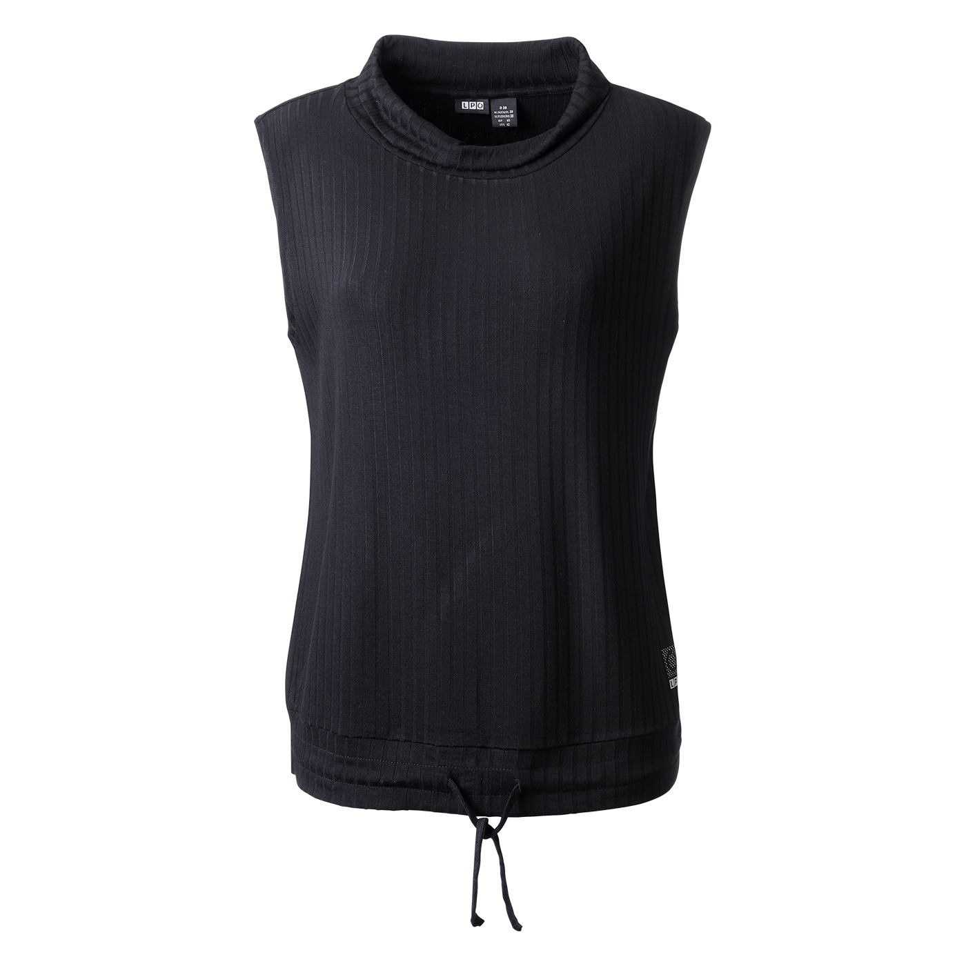Image of LPO Funktionsshirt "Da-T-Shirt Bea" Rippenstrick, Kordelzug im Saum