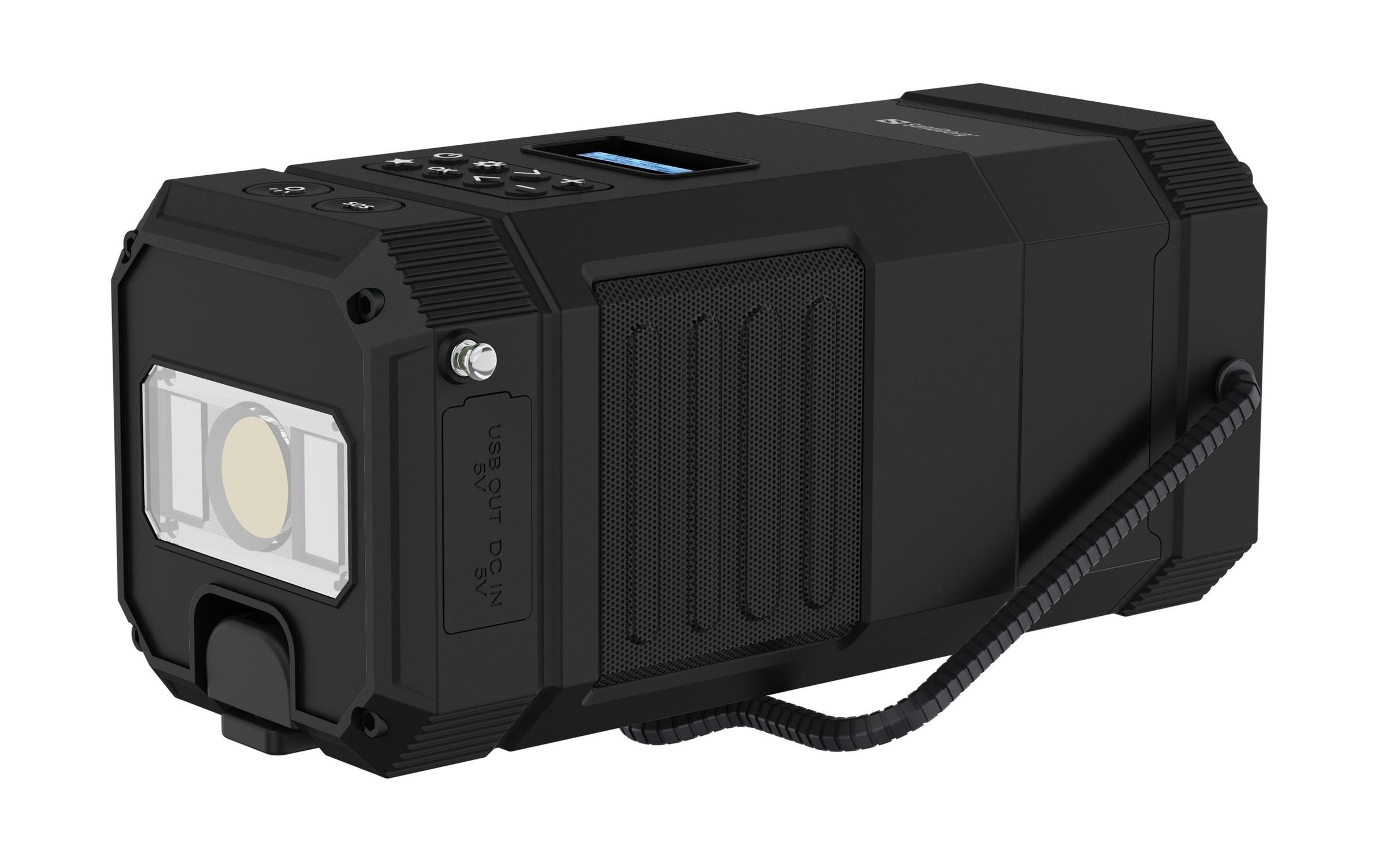 Sandberg Banque d'énergie »Lantern All-in1 10000 mAh« Solarpanel, Wireless Charger